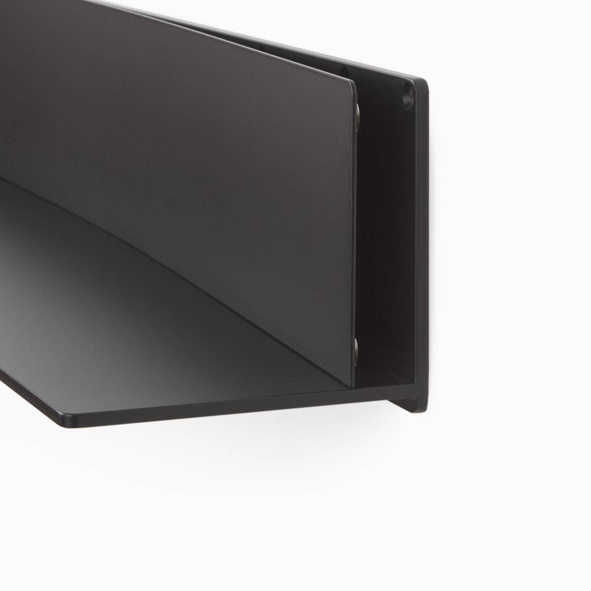 Tromso FM5 Steel Floating Shelf - B&W