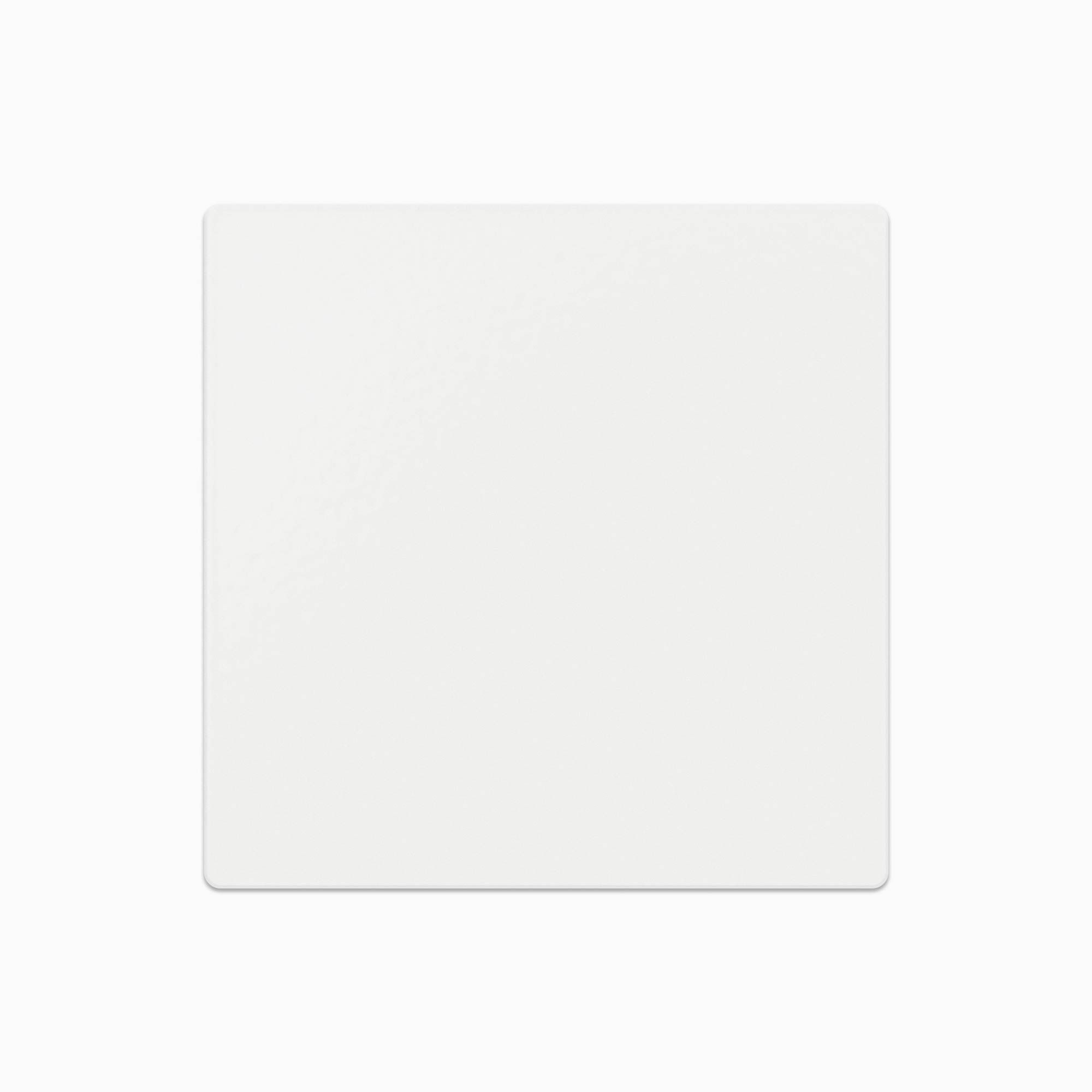 Clearance — Tromso FM3 Steel Floating Shelf — 46" length x 12" depth in white steel cover plate for minimalist wall shelf display