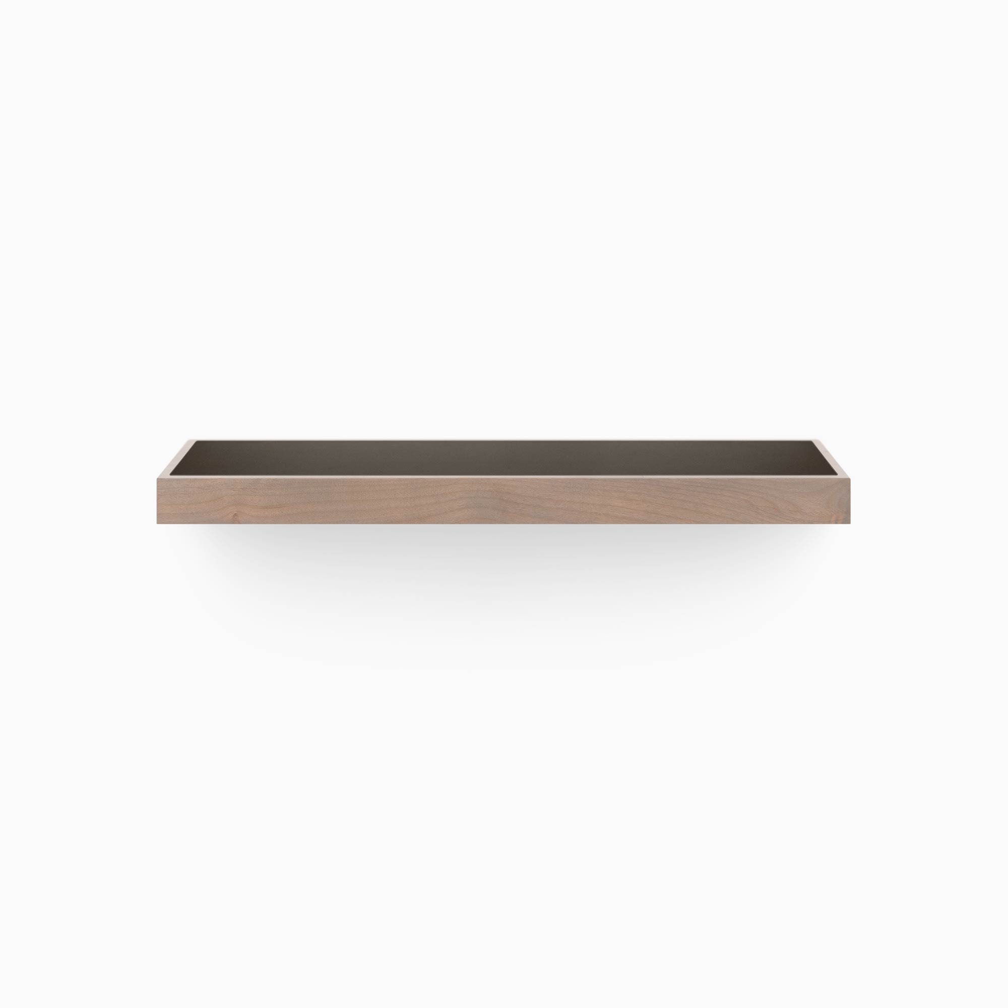 Aksel Inlay Hatch Grey Floating Shelf