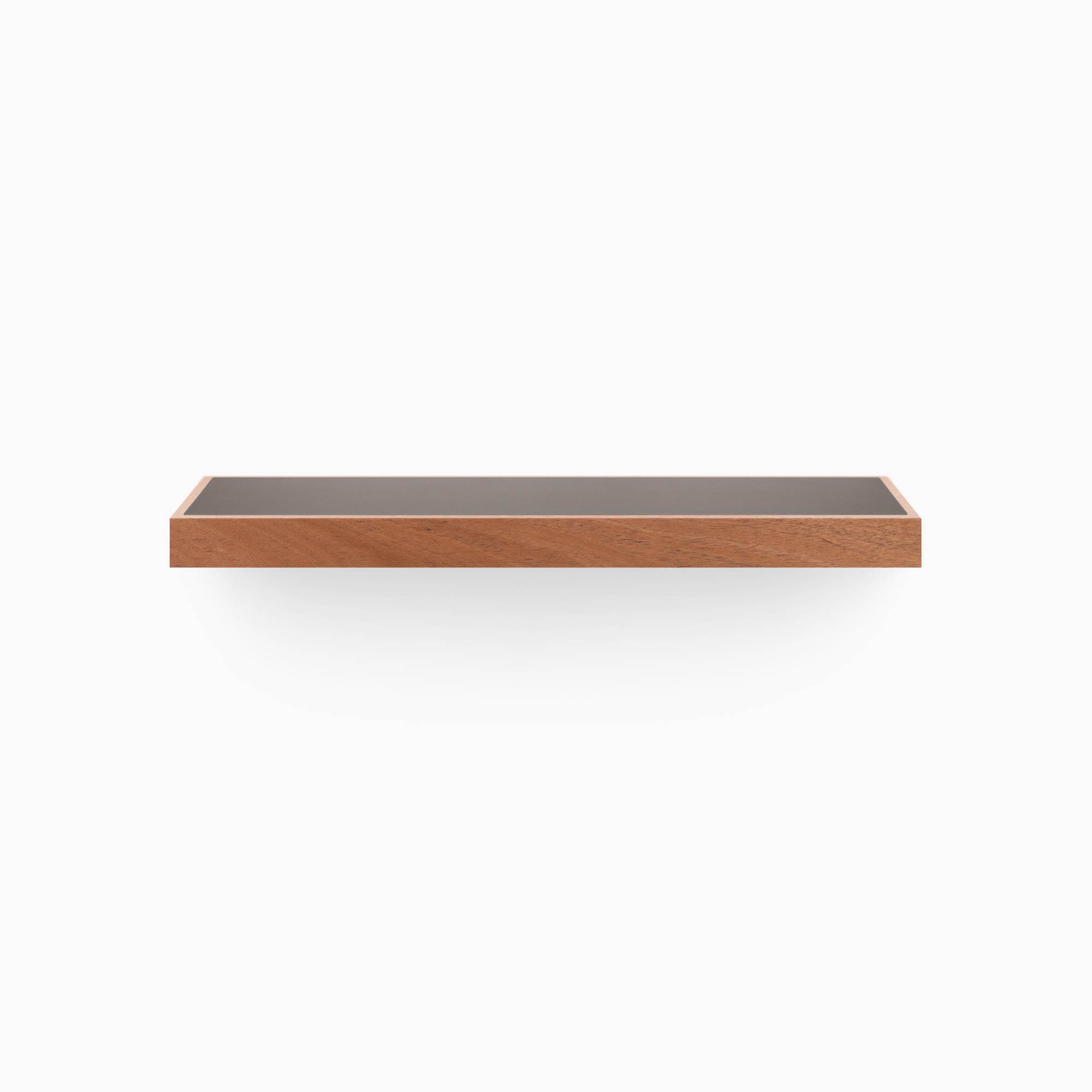 Aksel Inlay Mahogany Floating Shelf