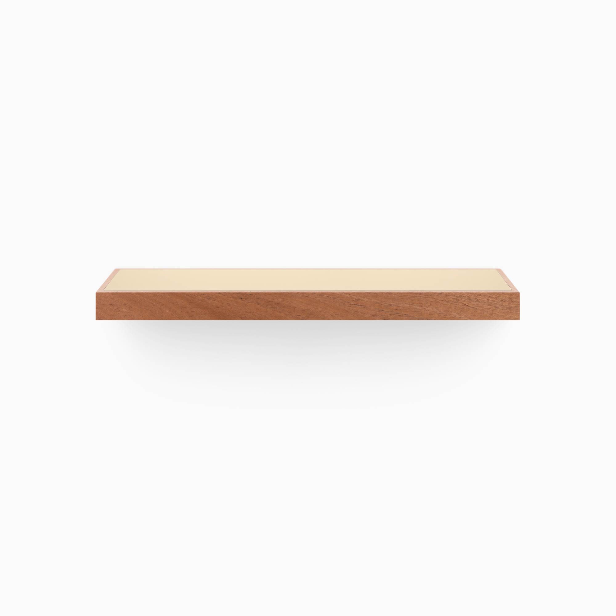 Aksel Inlay Mahogany Floating Shelf