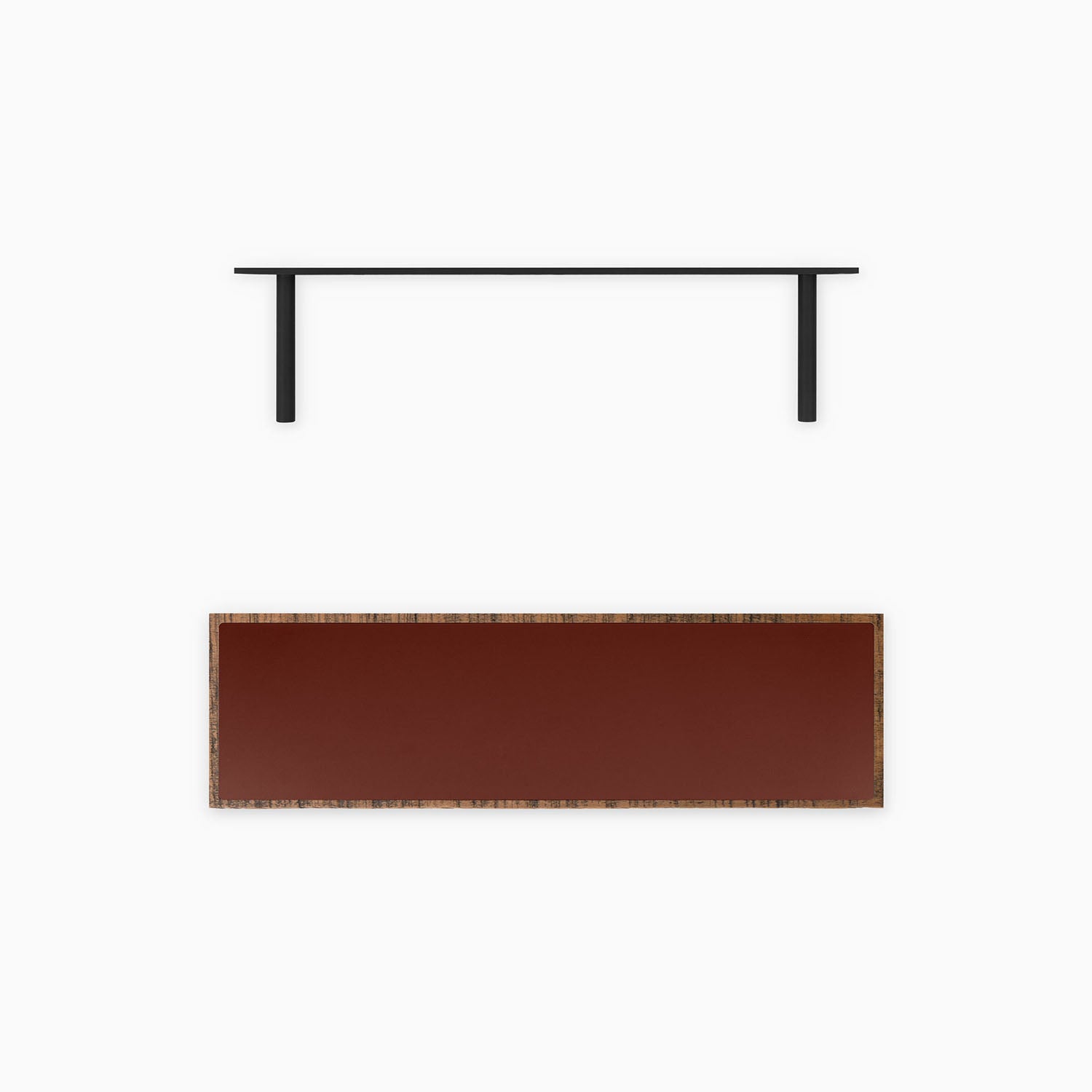 Aksel Inlay Nutmeg Rustic Floating Shelf