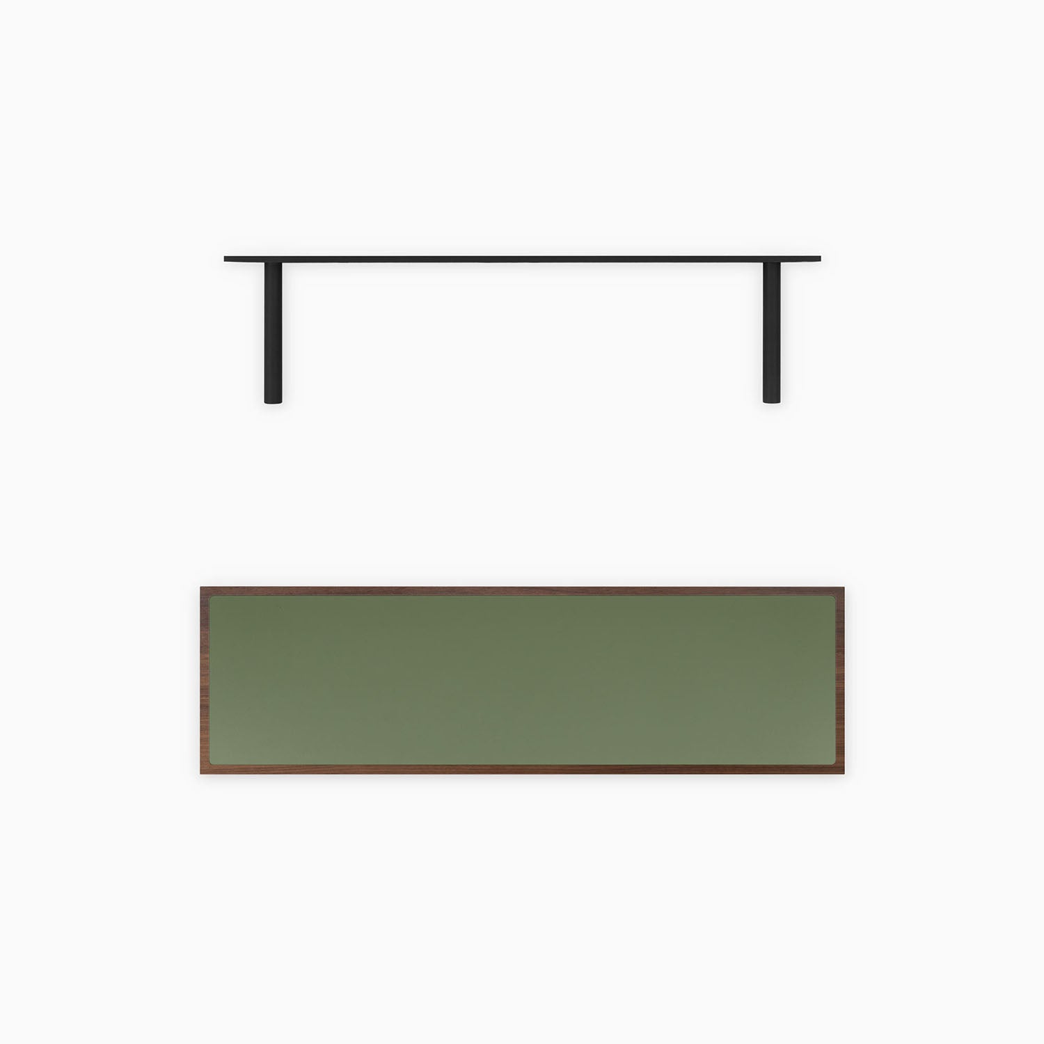 Aksel Inlay Walnut Floating Shelf
