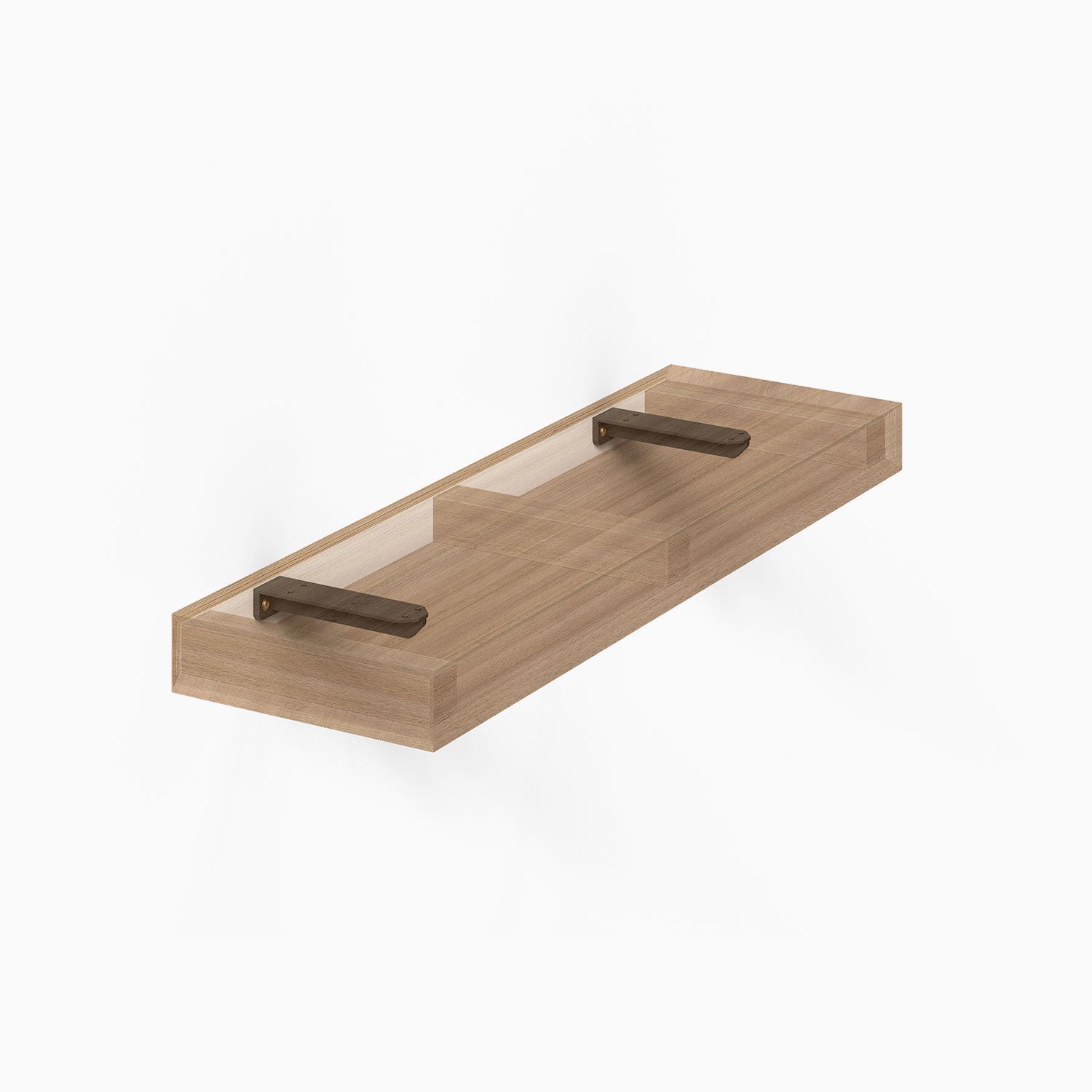 Aksel Hollow Core Single Rod Floating Shelf Bracket