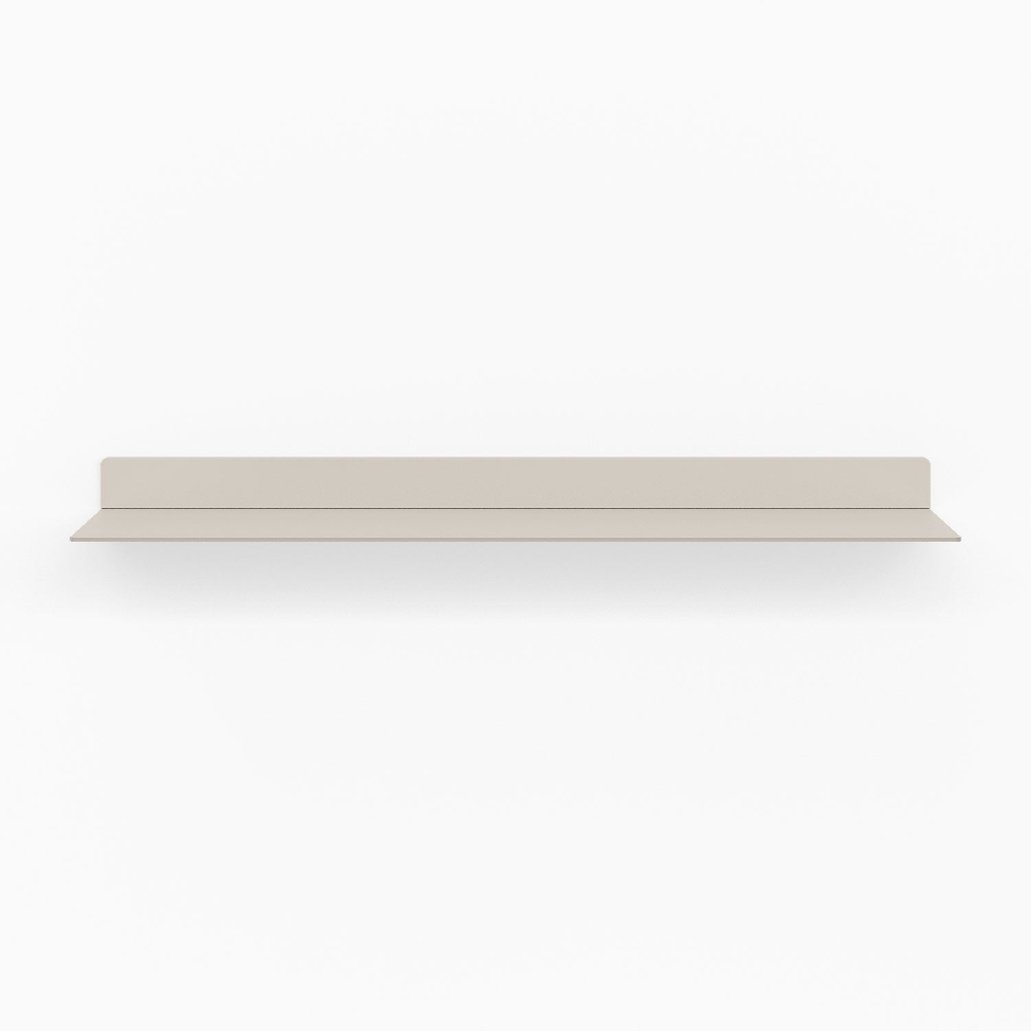 Beefy Bender FM 1 Metal Wall Shelf in neutral tone, featuring a sturdy minimalist design ideal for modern wall shelves and display ledges.