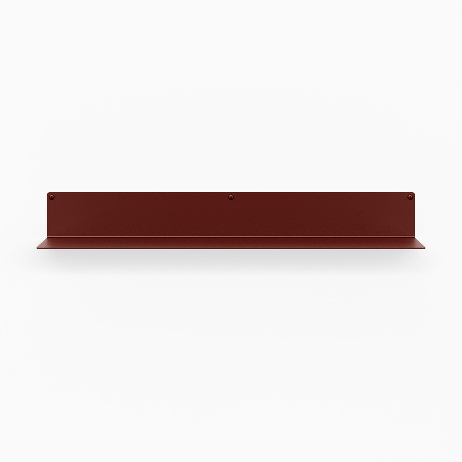 Bender FM 3 Metal Wall Shelf M2M floating metal shelf in minimalist design for organizing and displaying items on walls