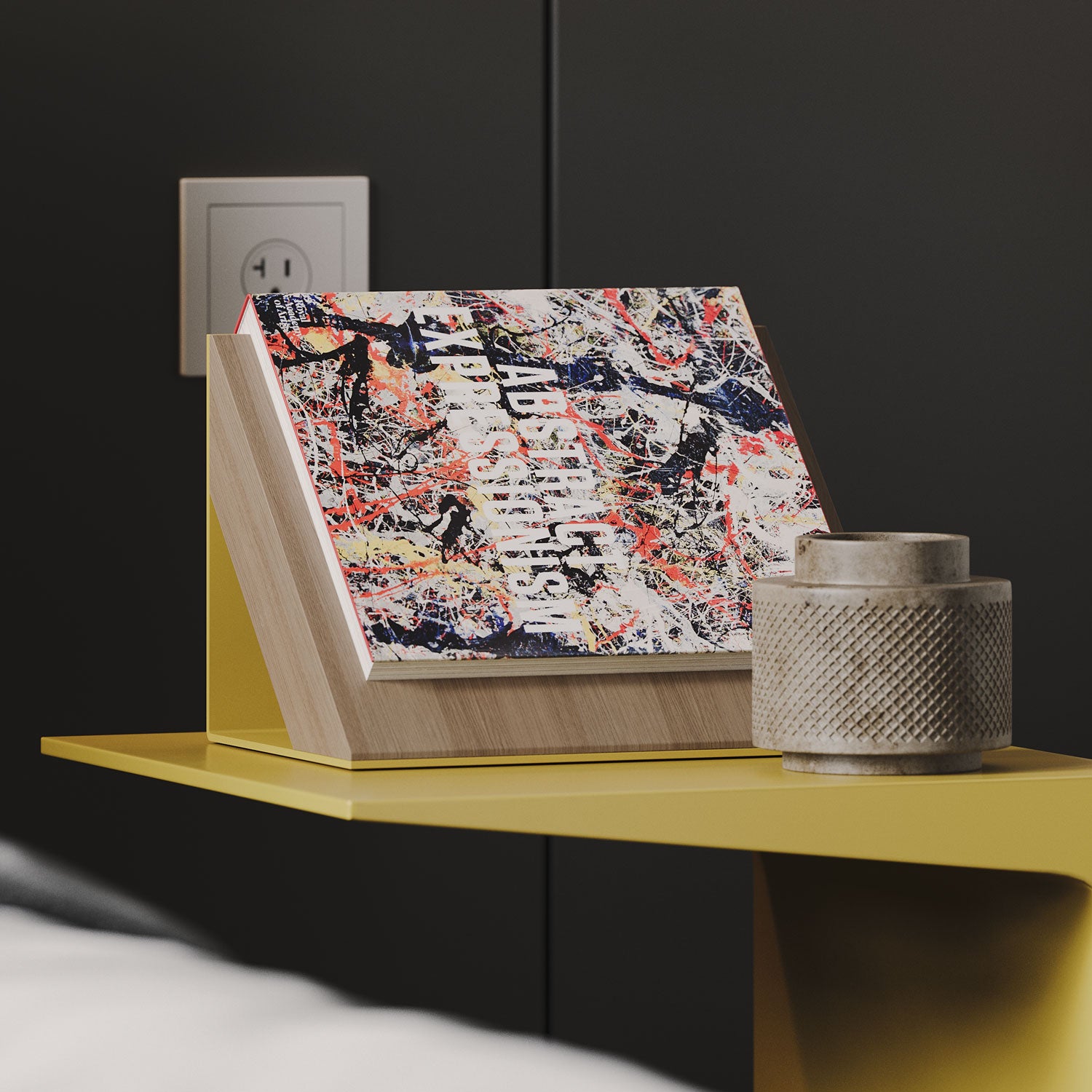 Book Wedgie Part Deux - Metal + Wood Book Rest