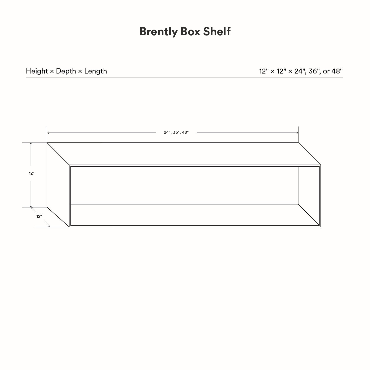 Brently Box Shelf