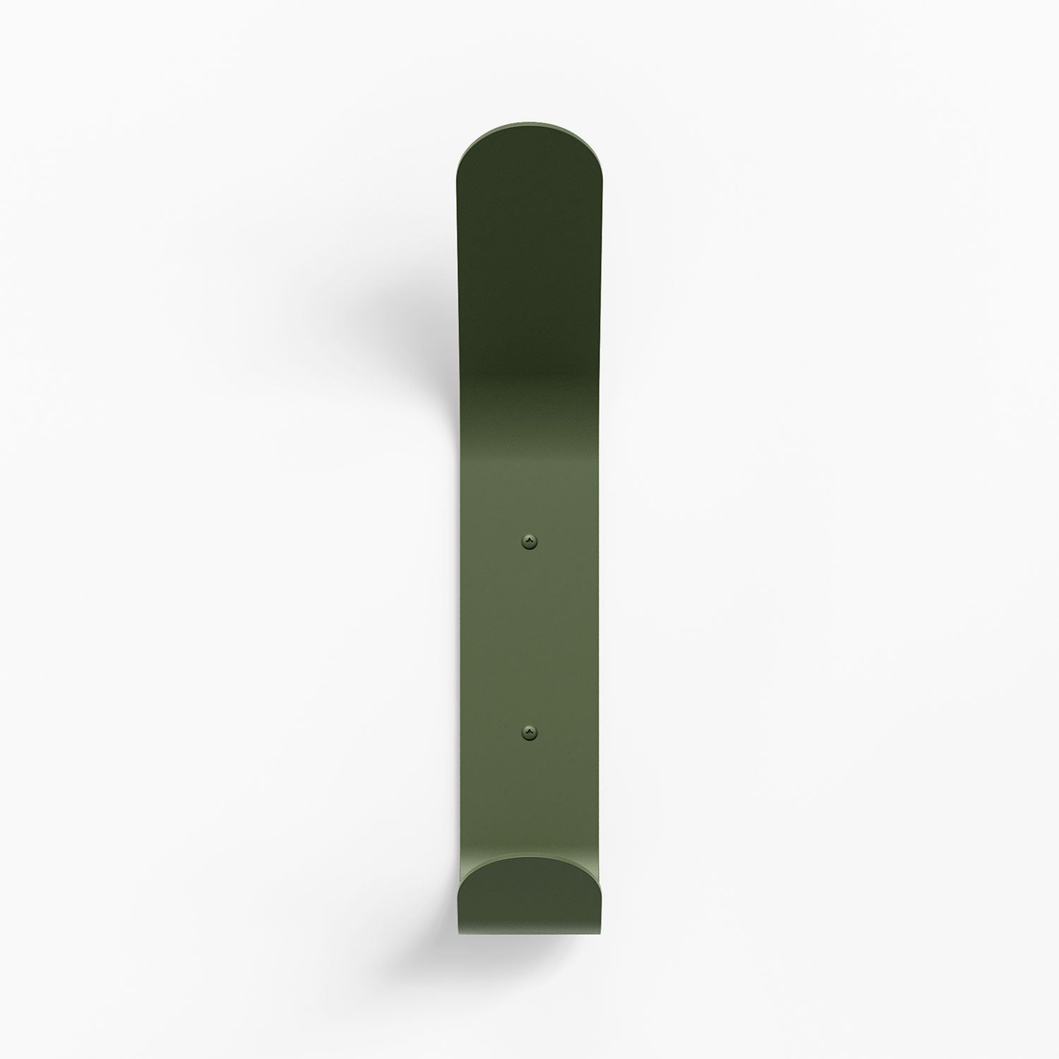 Doohooky El Maximo Wall Hook in armybrat green steel with sturdy minimalist design for versatile wall hooks and organization