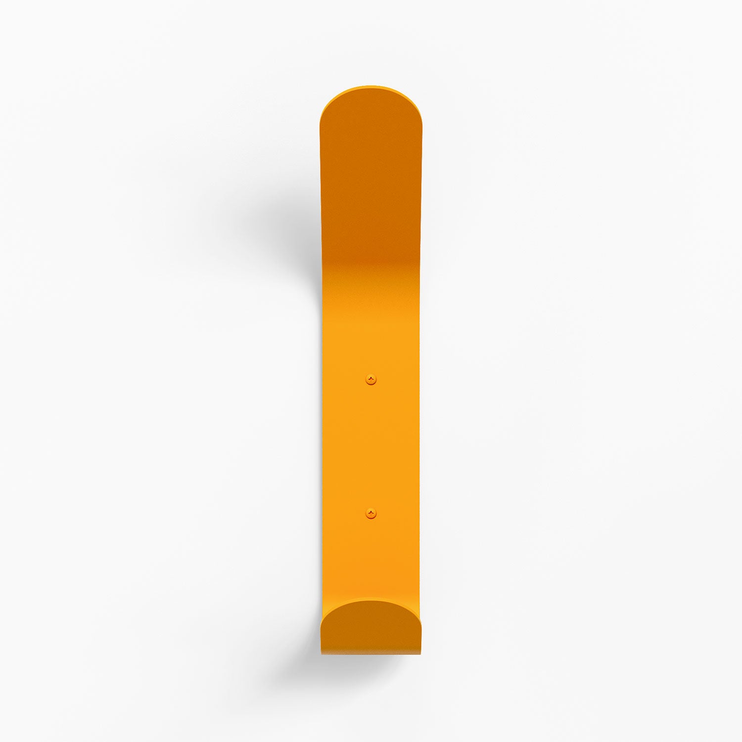 Doohooky El Maximo Wall Hook in vibrant orange steel with sturdy, minimalist design for versatile wall hooks and organization