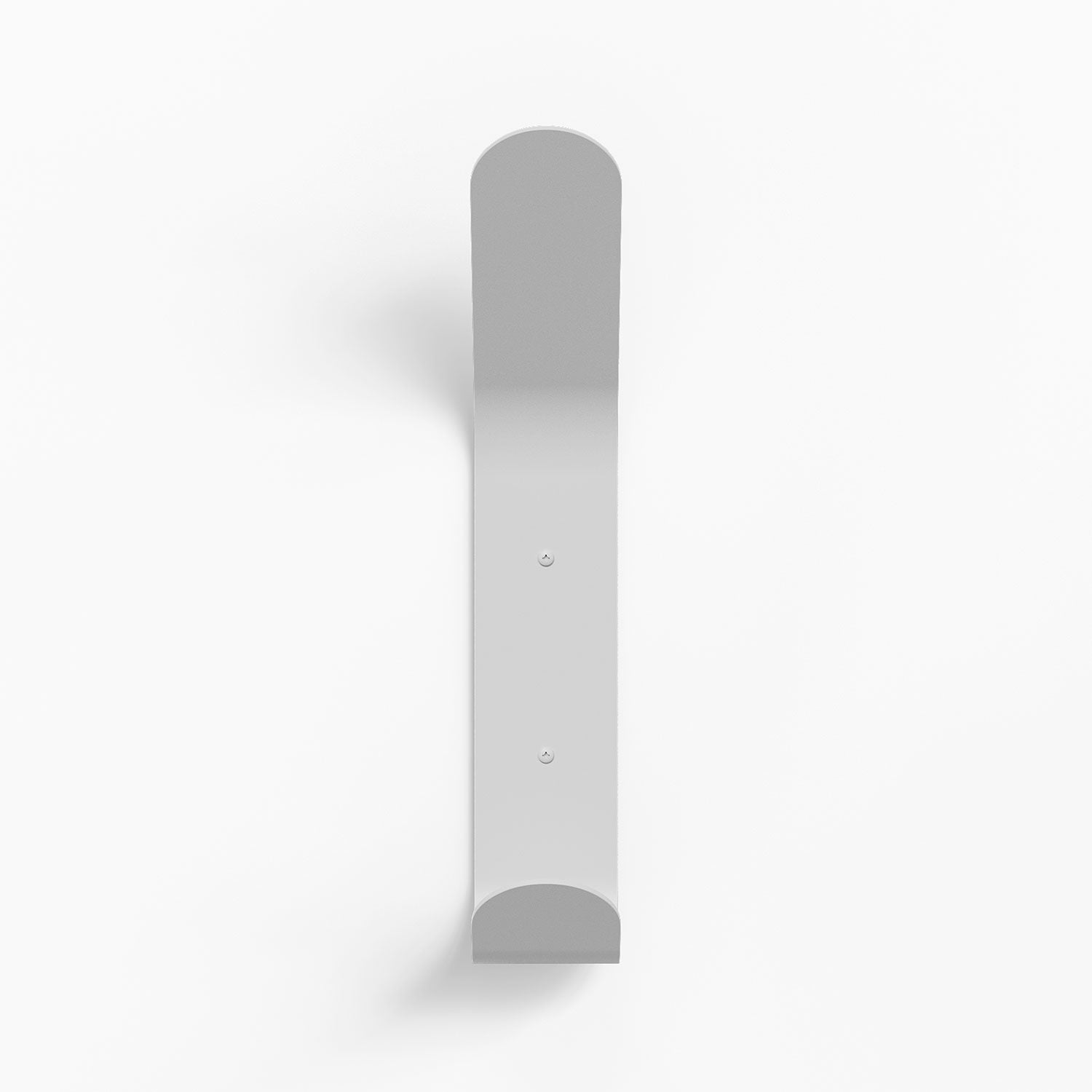 Doohooky El Maximo Wall Hook in white matte steel with sturdy minimalist form for versatile wall hooks and functional display