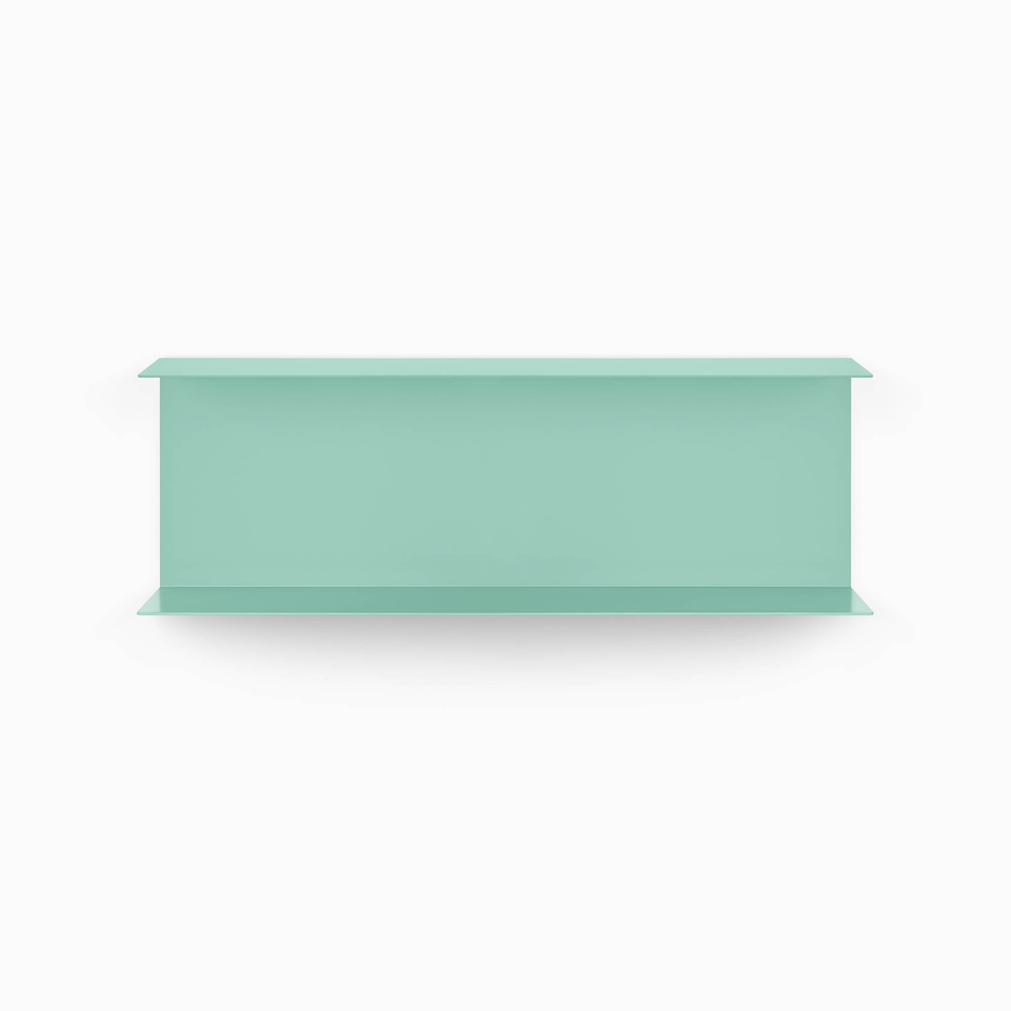 Double Bender Metal Wall Shelf