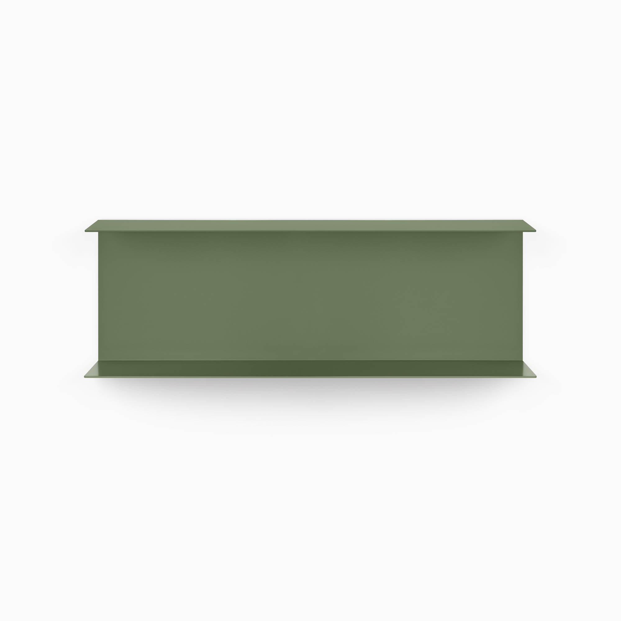 Double Bender Metal Wall Shelf