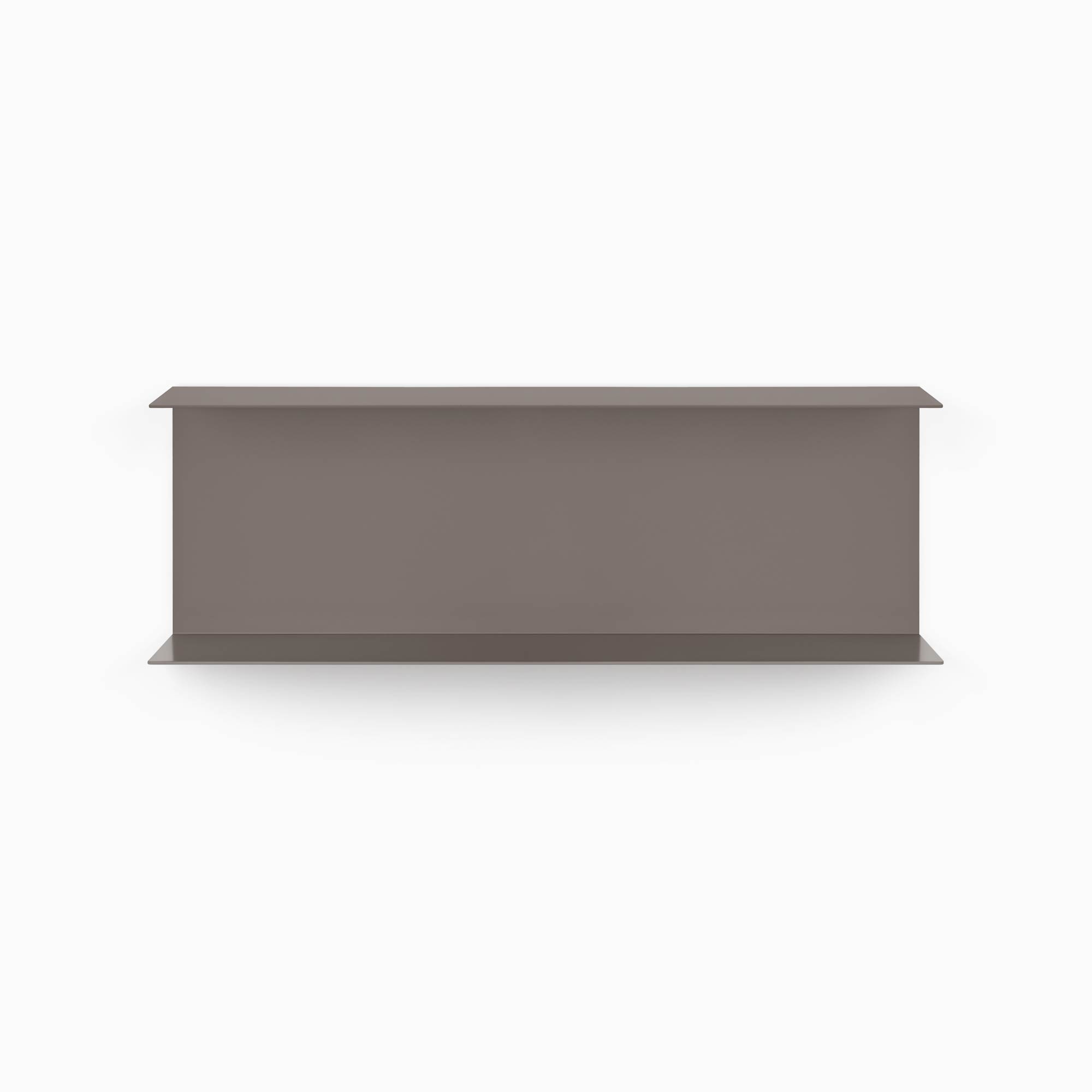 Double Bender Metal Wall Shelf