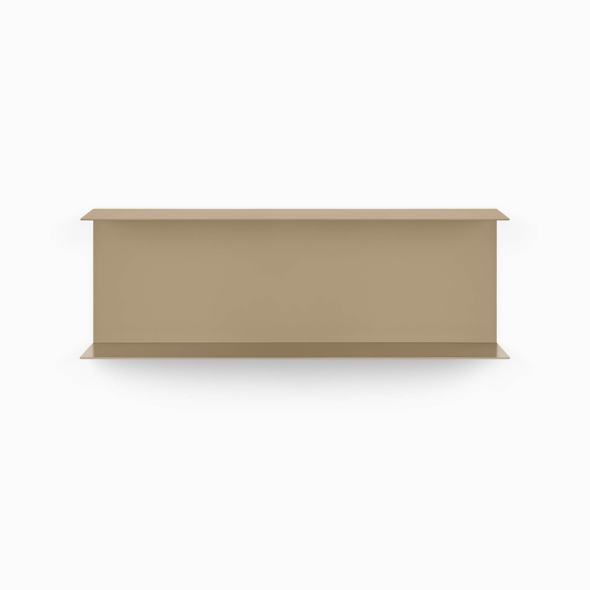 Double Bender Metal Wall Shelf