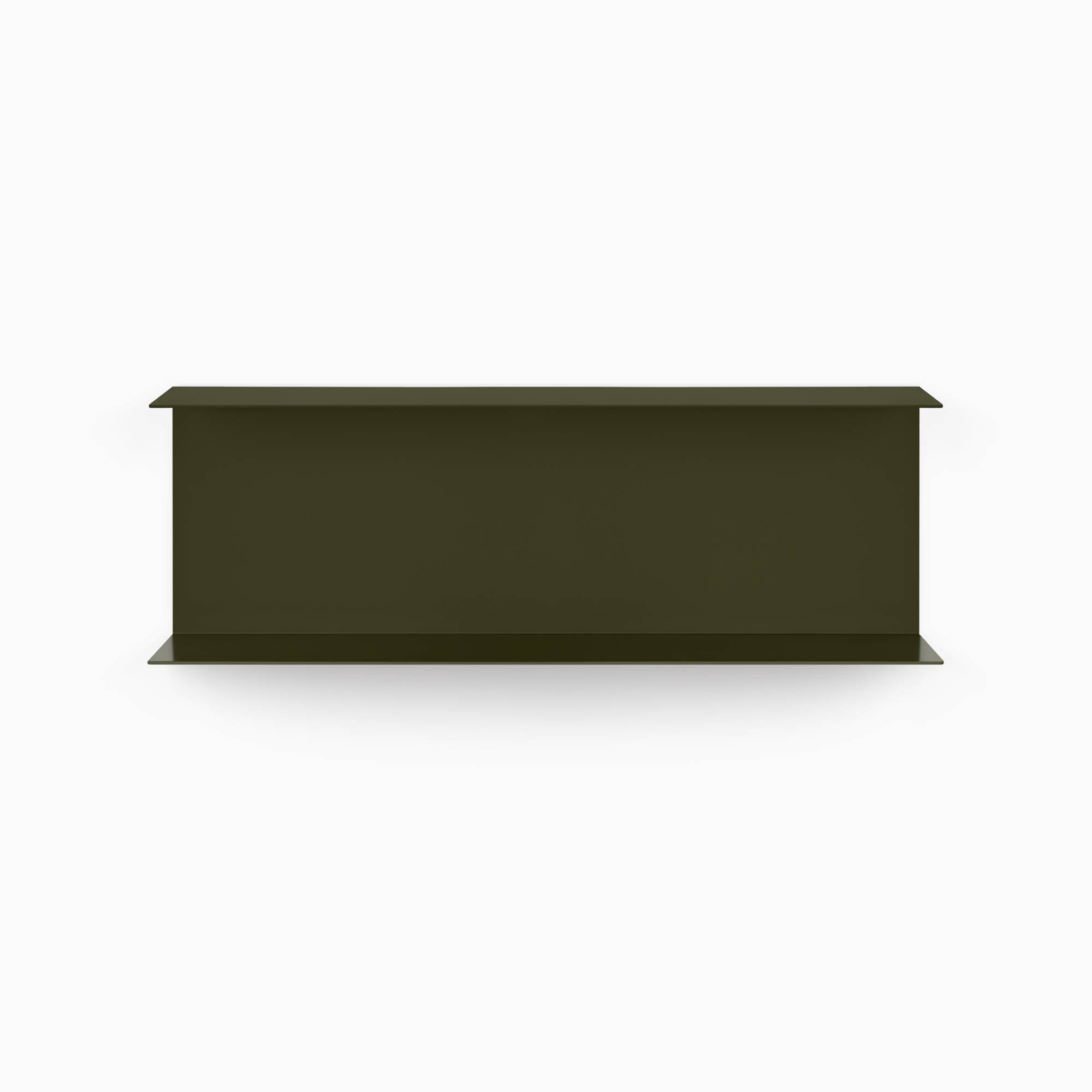 Double Bender Metal Wall Shelf