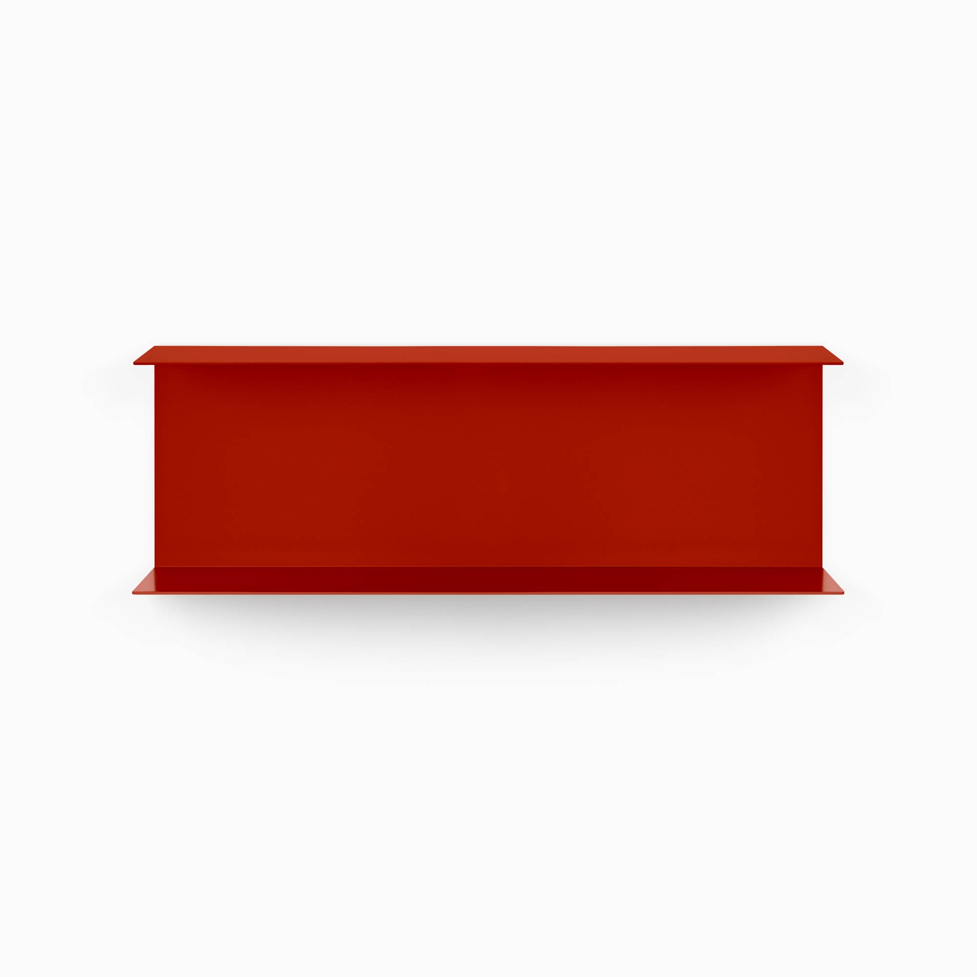 Double Bender Metal Wall Shelf