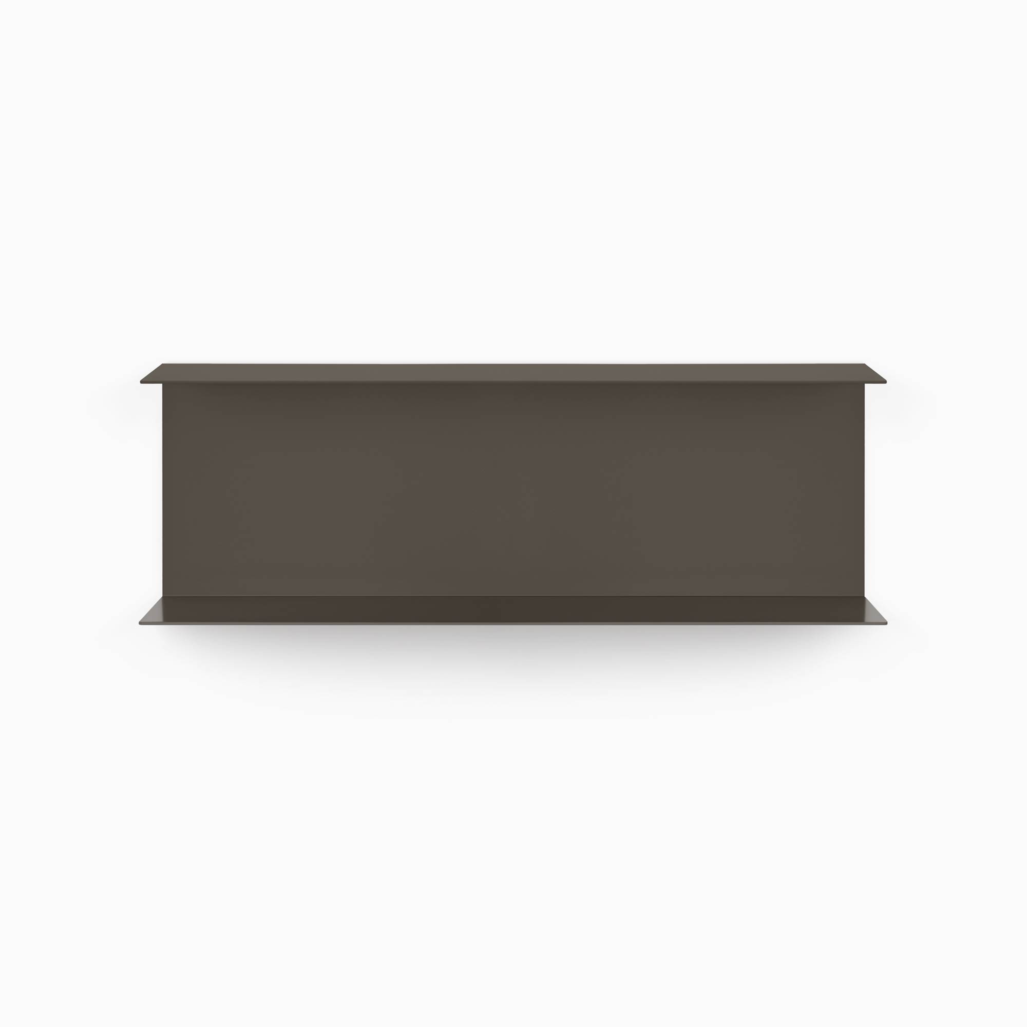 Double Bender Metal Wall Shelf