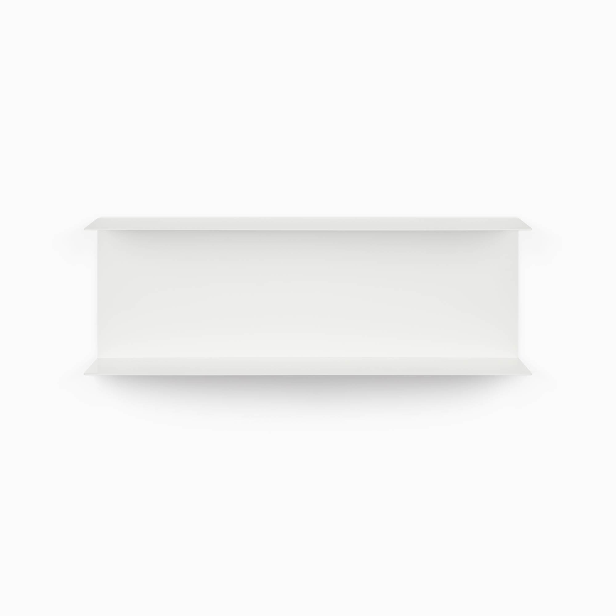 Double Bender Metal Wall Shelf