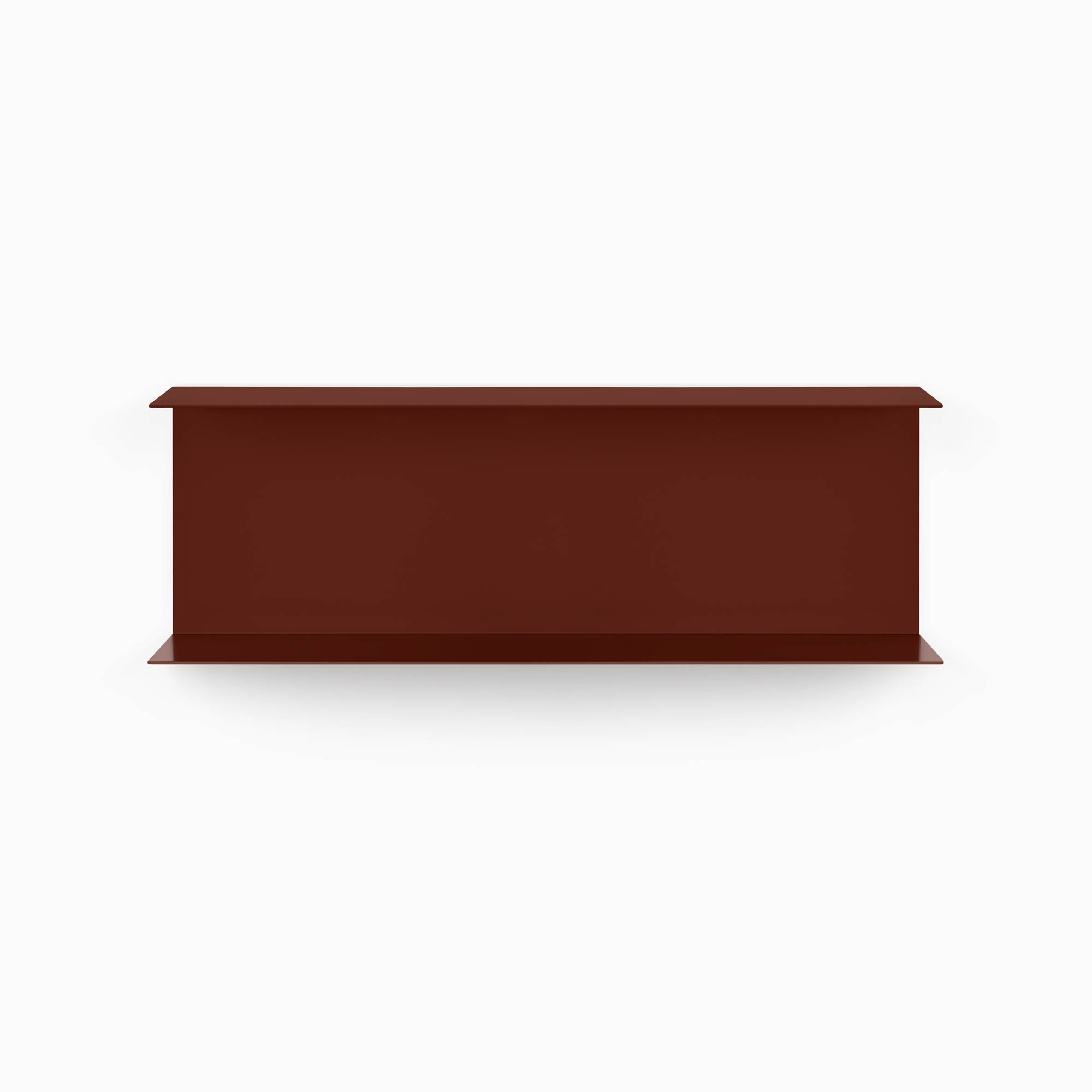 Double Bender Metal Wall Shelf