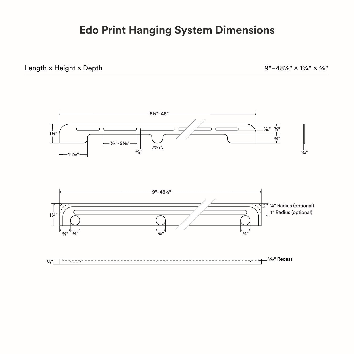 Edo Print Hanging System