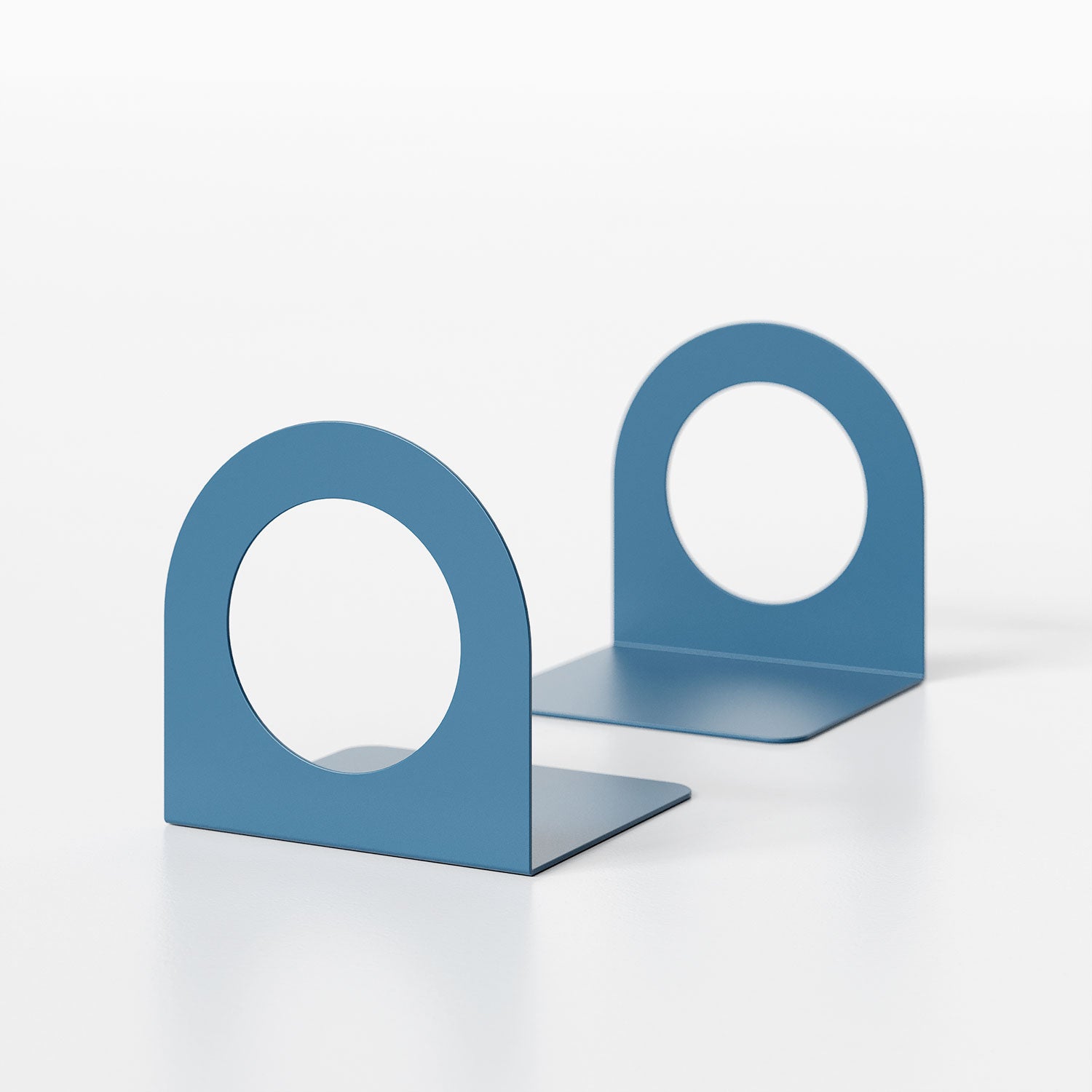 Geo Round Open Bookend (Set of Two)