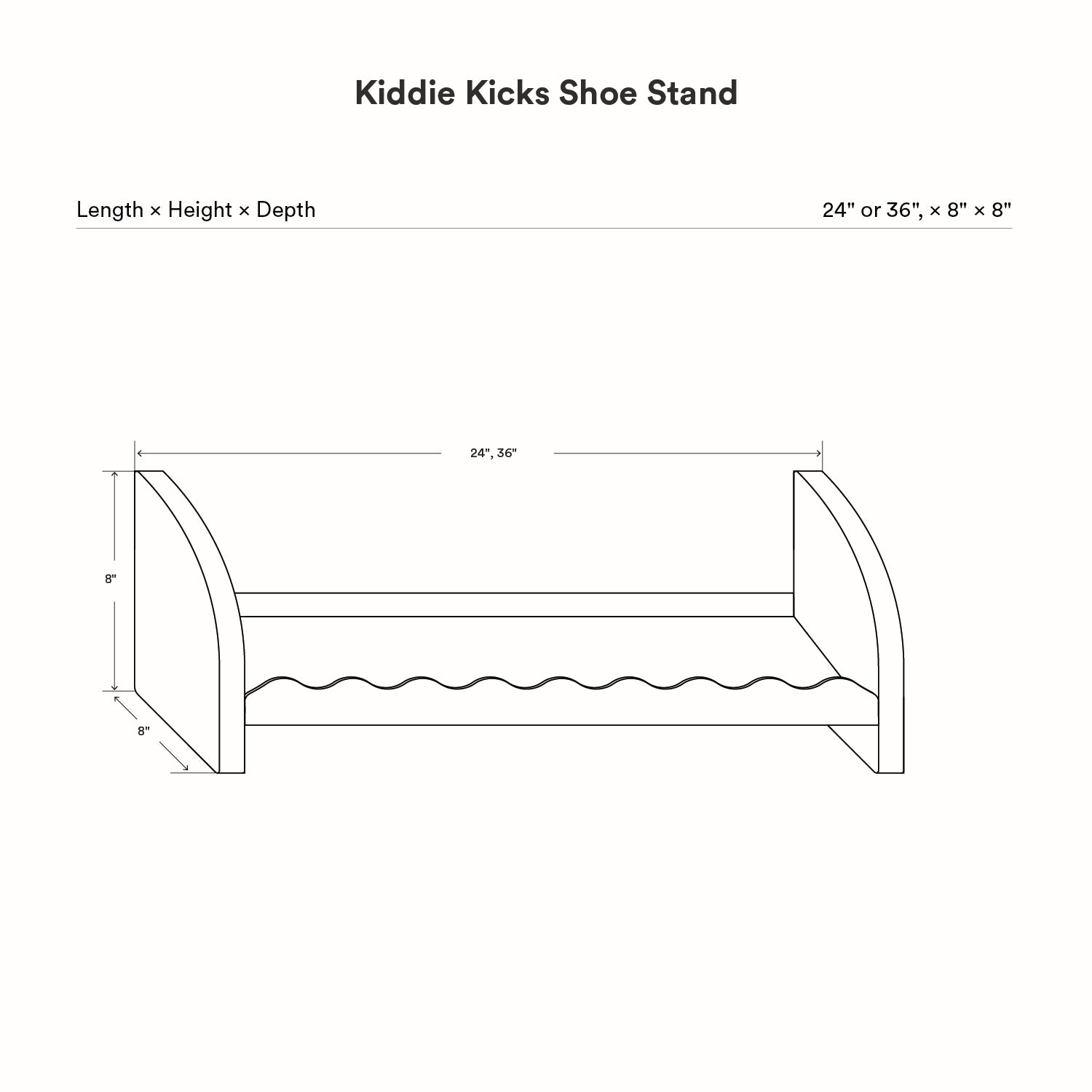 Kiddie Kicks Shoe Rack