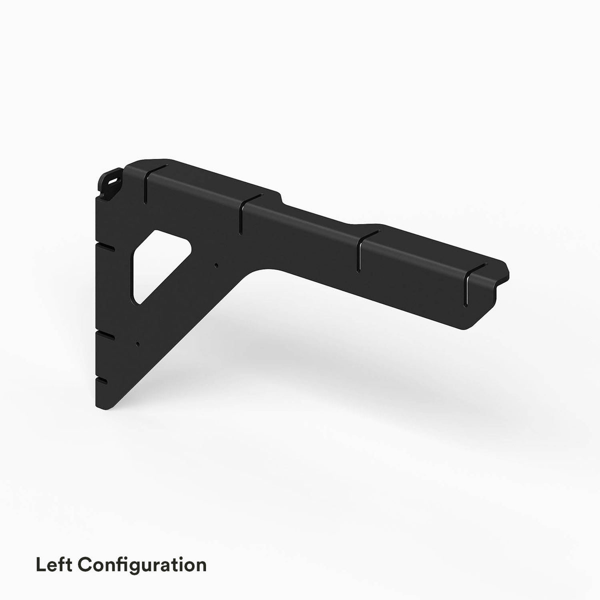 Lars Floating Vanity Wall Mount Bracket in left configuration for secure countertop installation and minimalist bathroom organization