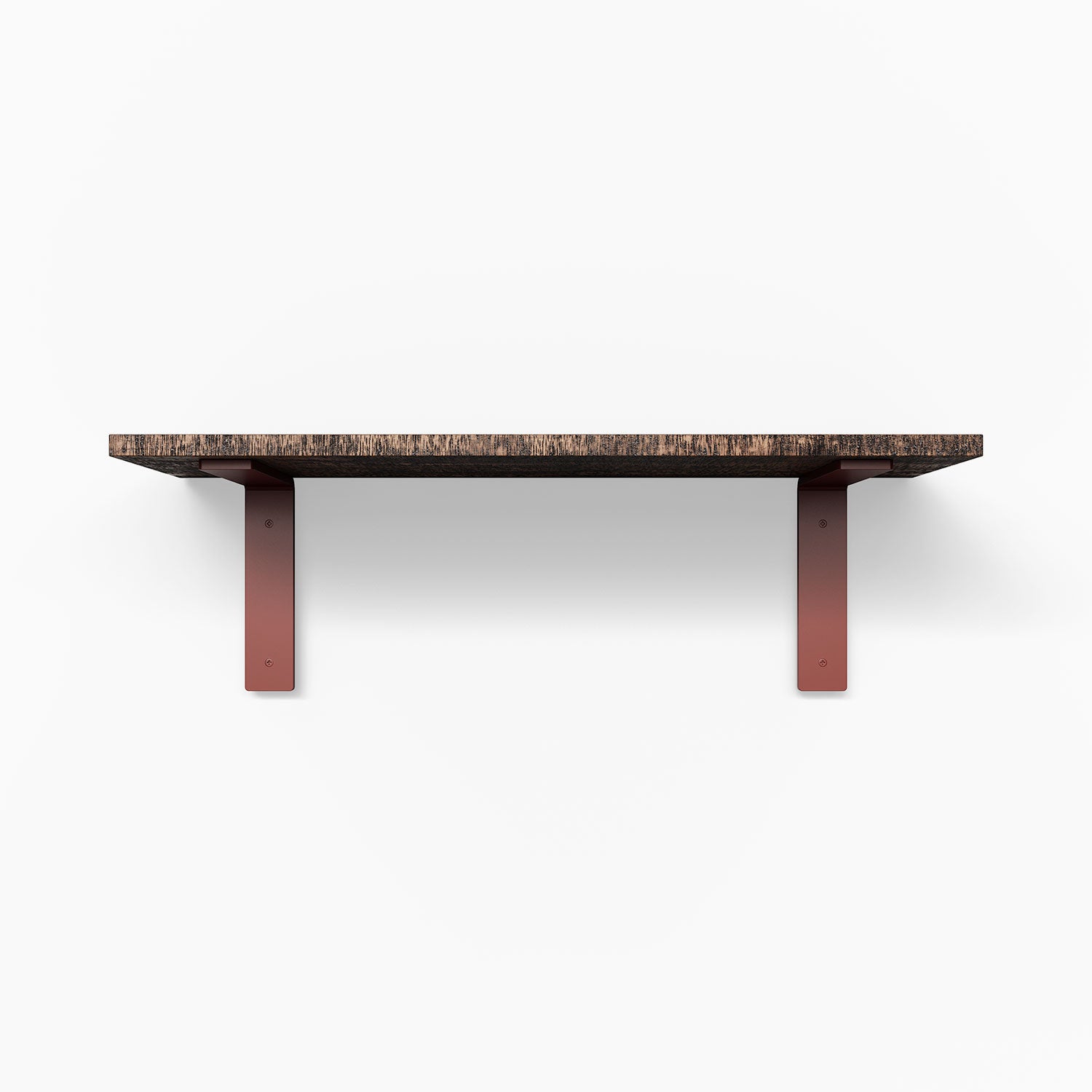 Leif Espresso Rustic Wall Shelf
