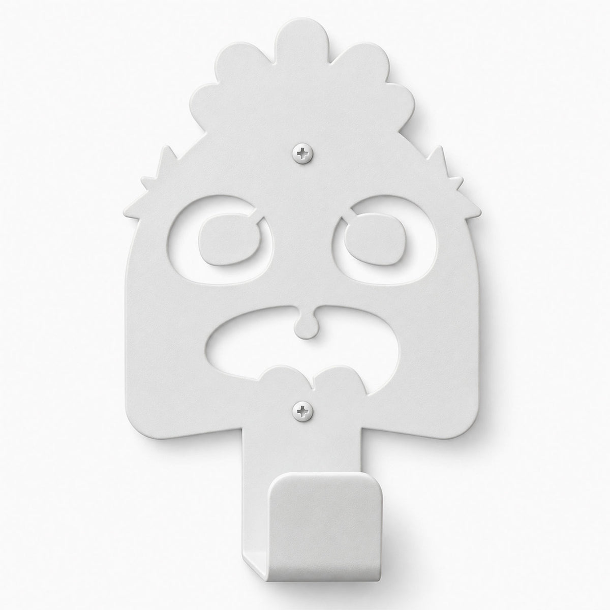 Little Hangups whimsical white monster wall hook for playful wall decor and everyday organization