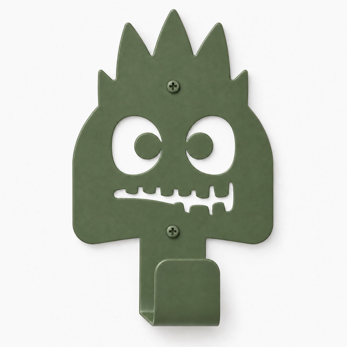 Little Hangups green monster wall hook for playful wall organization and hanging accessories