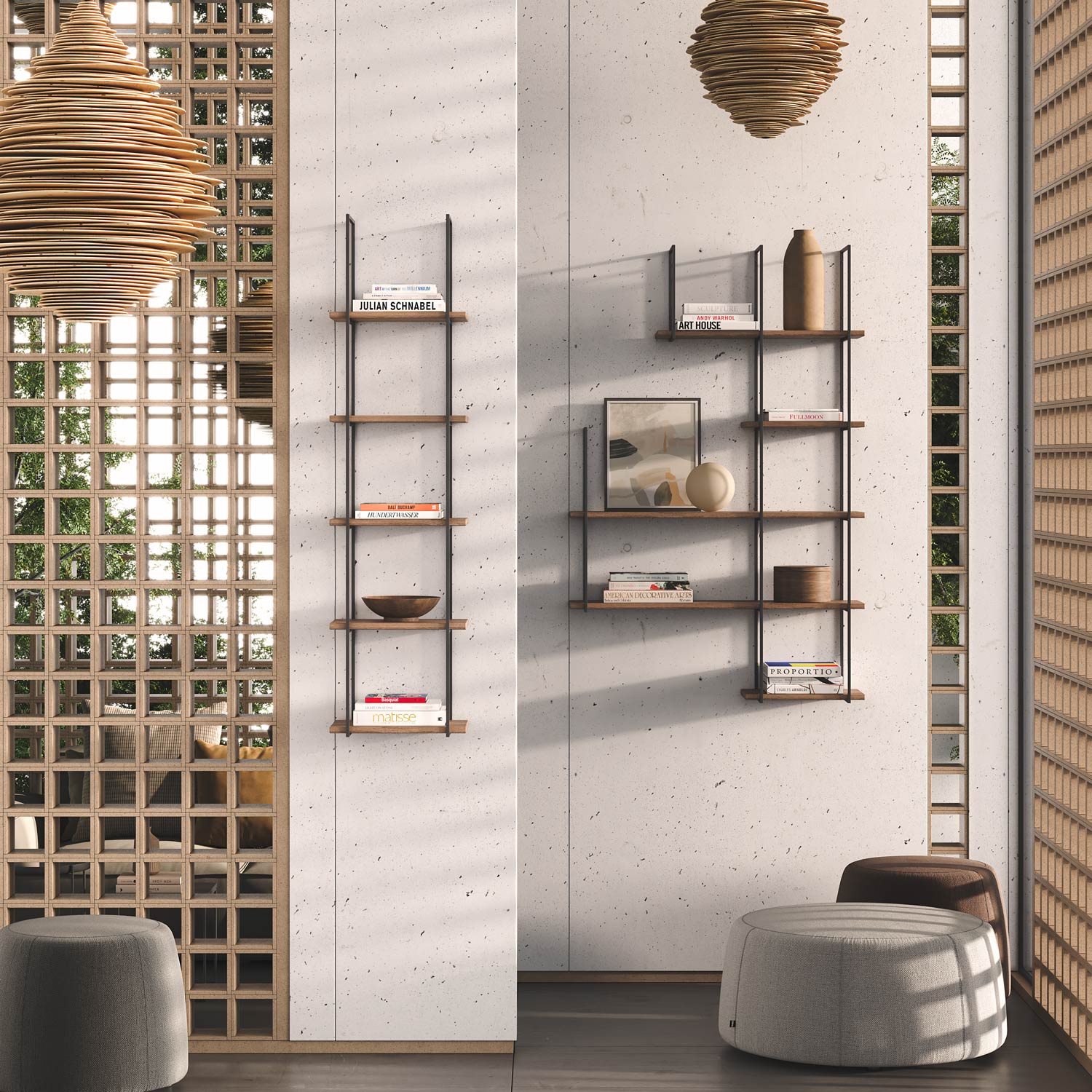 Lloyd Tungsten 2 Tiered Shelf
