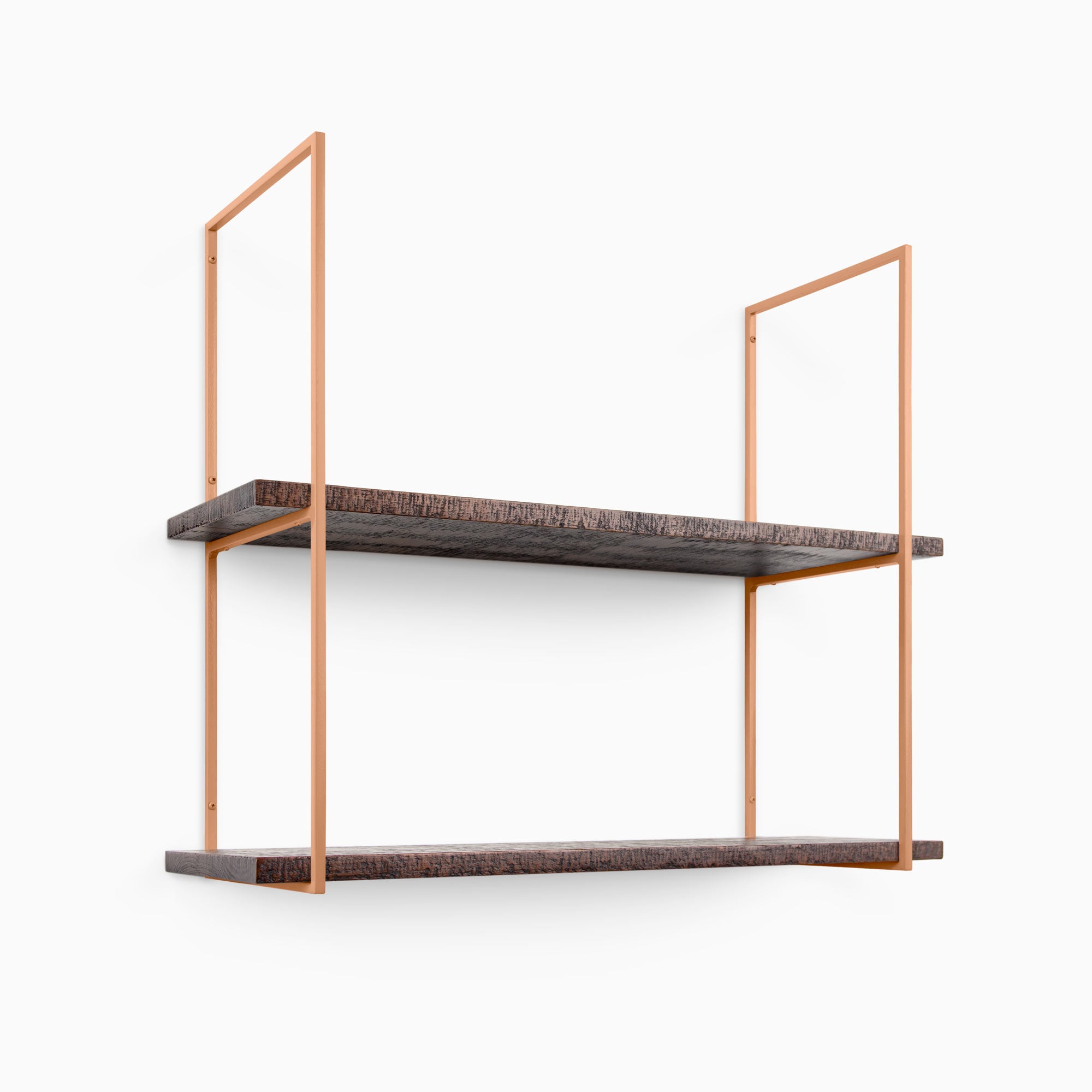 Lloyd Espresso Rustic 2 Tiered Shelf