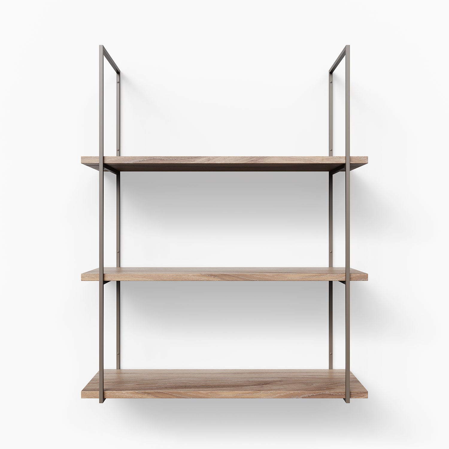Lloyd Glazed White Oak 3 Tiered Shelf