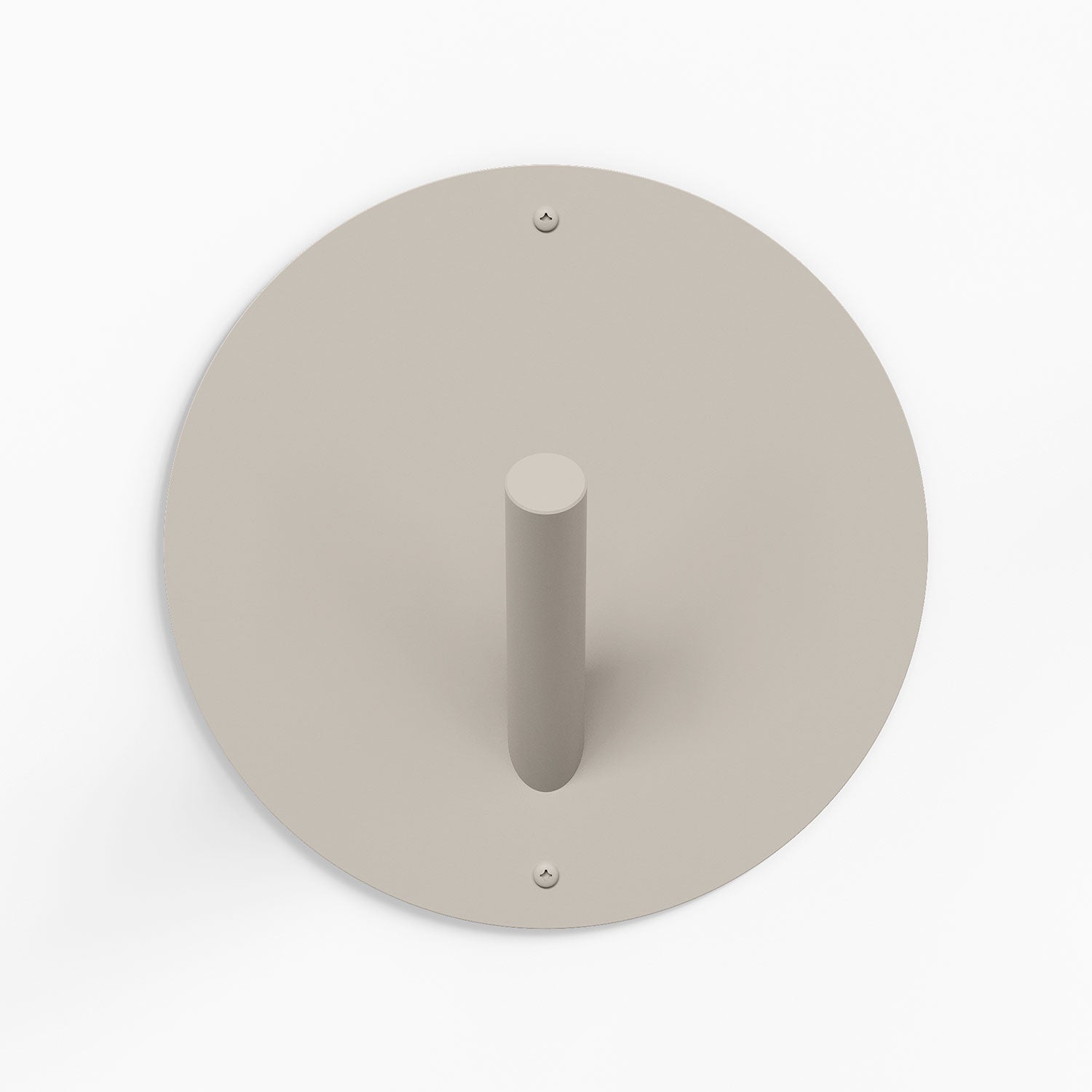 Mega Peggy Round 1 Wall Hook in concretey steel with minimalist design for sturdy functional wall hooks and organization