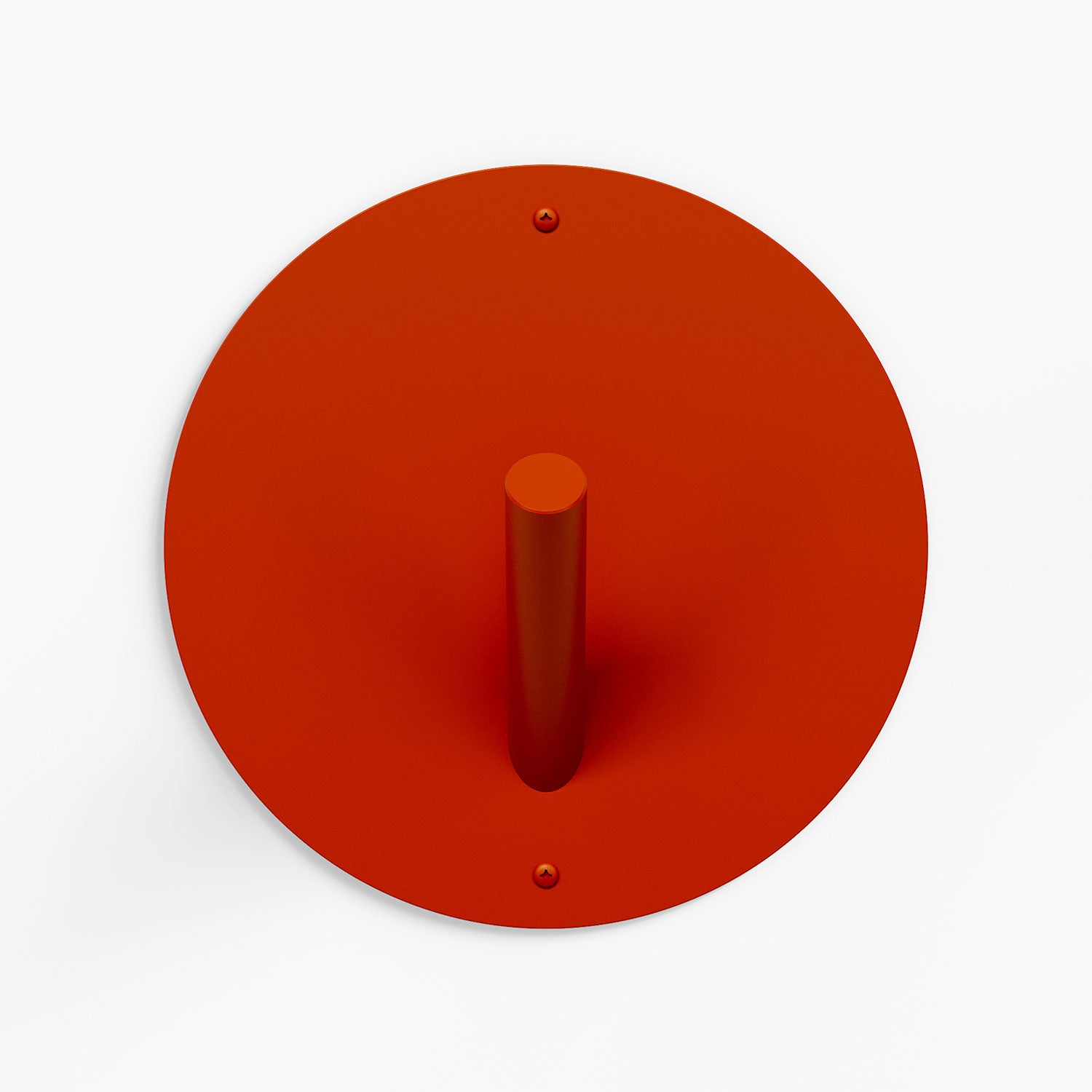 Mega Peggy Round 1 Wall Hook in punkrock steel with oversized circular backplate for bold, functional wall hooks and organization