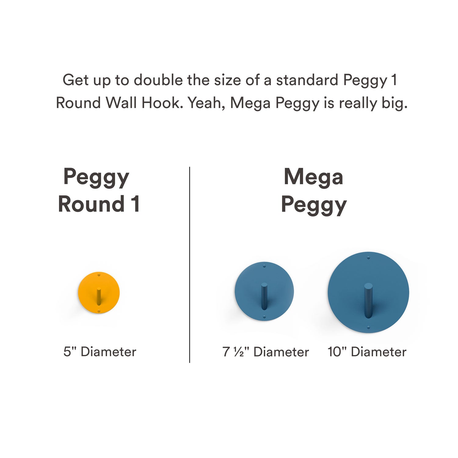 Mega Peggy Round 1 Wall Hook