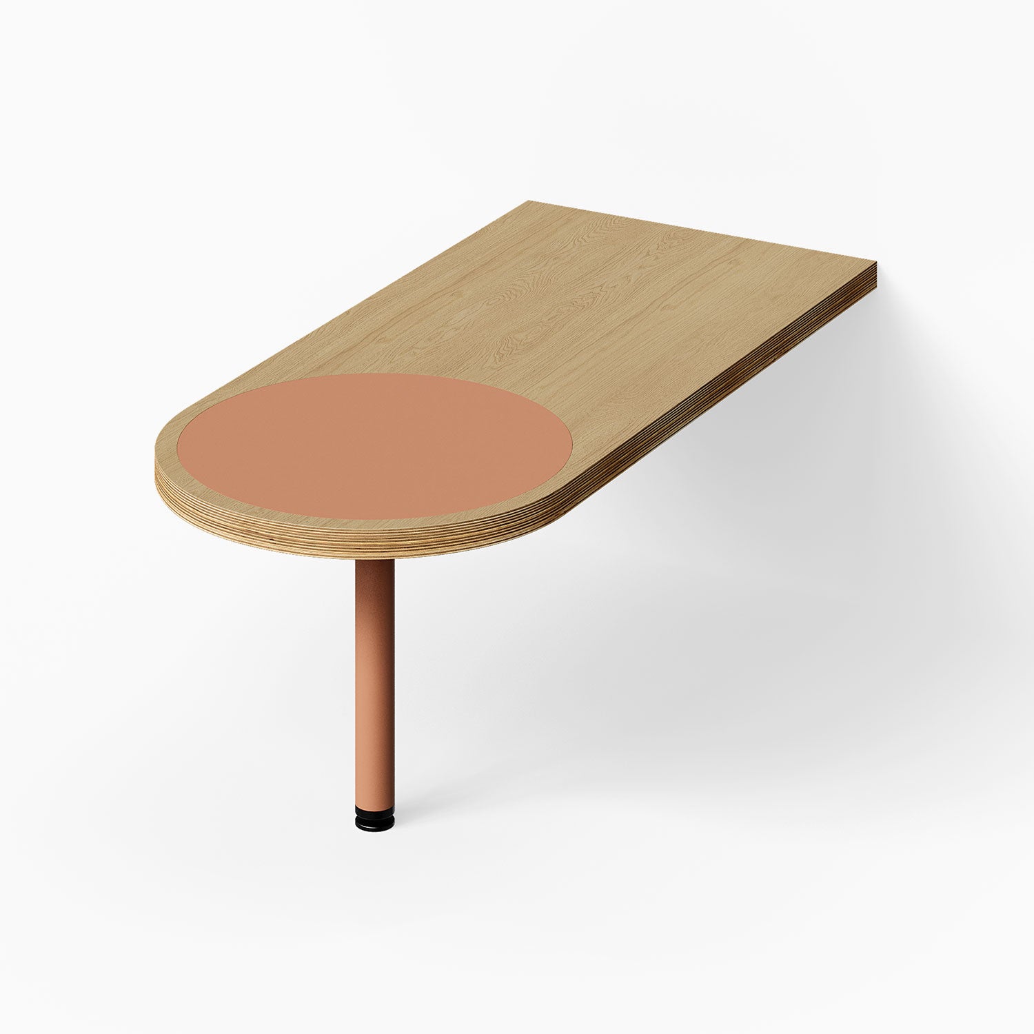 Moxie Peninsula Table (Baltic Birch - With Color Inlay)