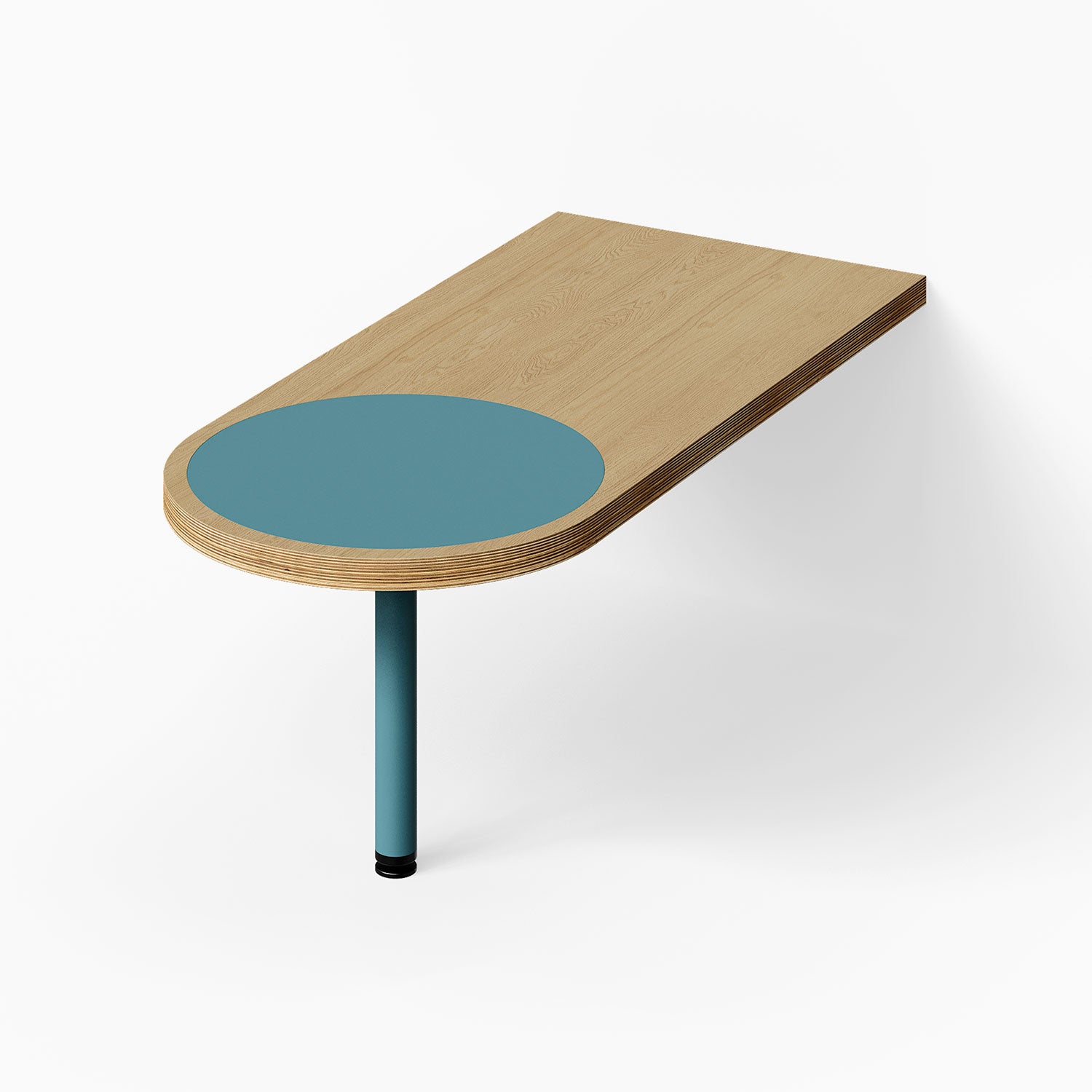 Moxie Peninsula Table (Baltic Birch - With Color Inlay)