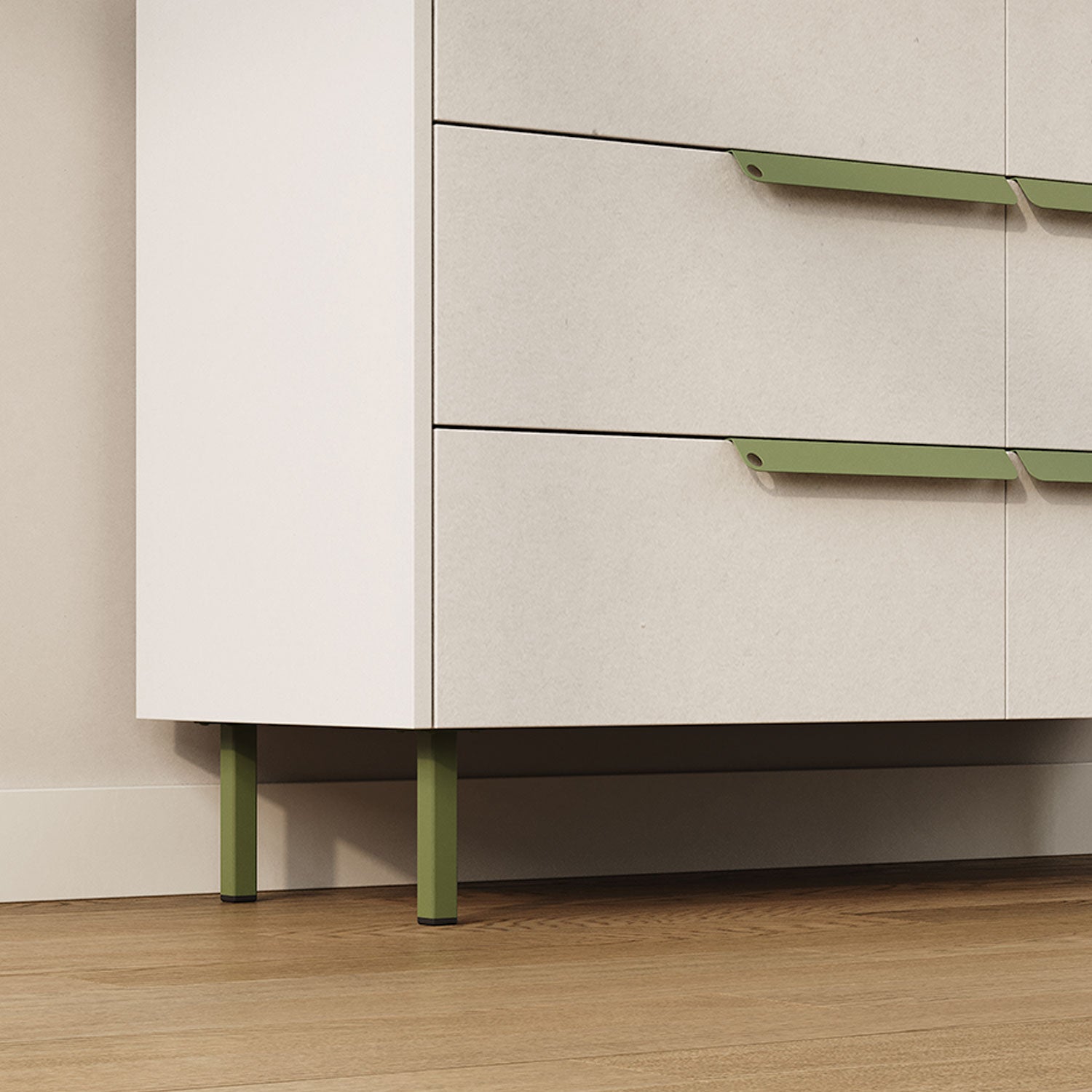 Nolan Square Cabinet Foot Hardware