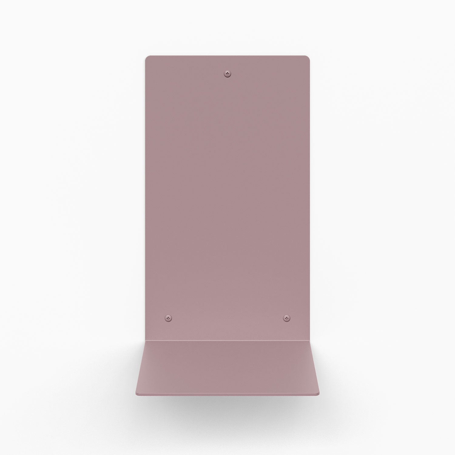 Perch Square Plant Shelf in dusky purple steel with minimalist design for functional wall display and organization