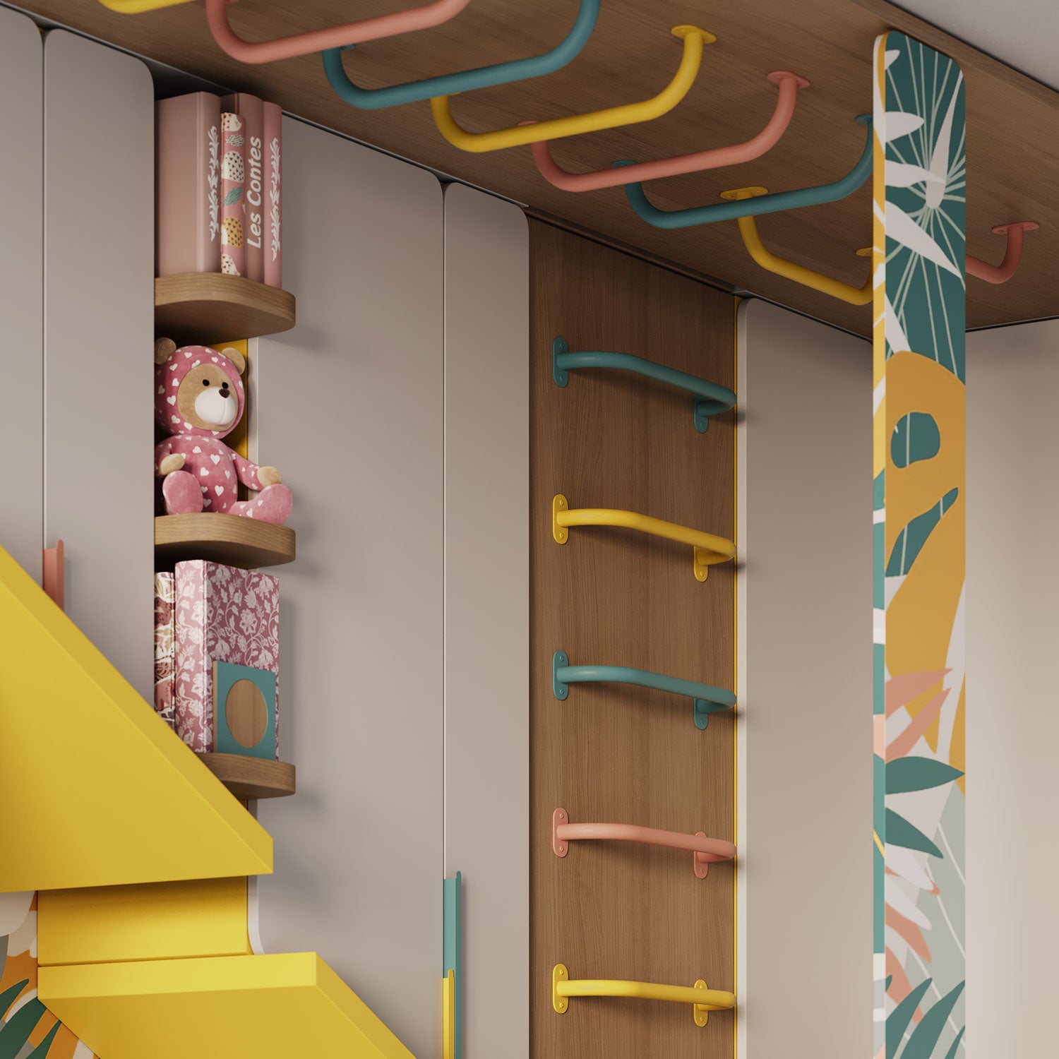 Randle 16" (New) Monkey Bars + Wall Ladder