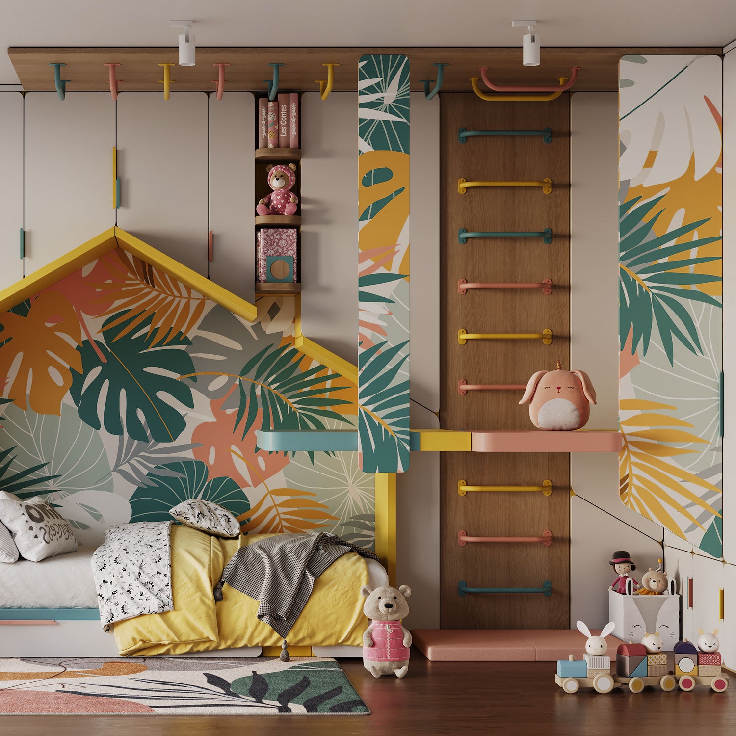 Randle 16" (New) Monkey Bars + Wall Ladder