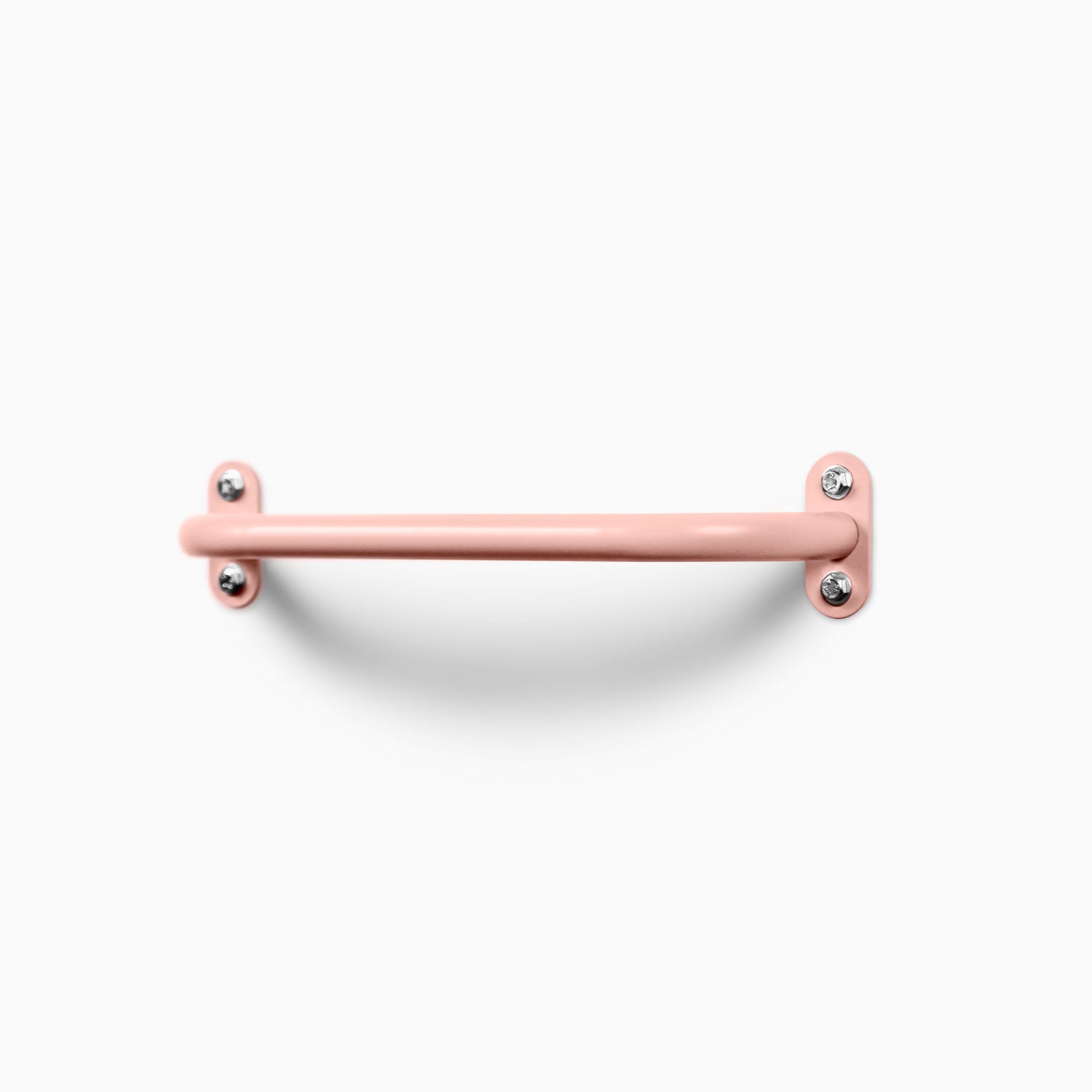 Randle 24" Monkey Bars + Wall Ladder - Bulk Clearance in soft pink powder-coated steel wall-mounted bar