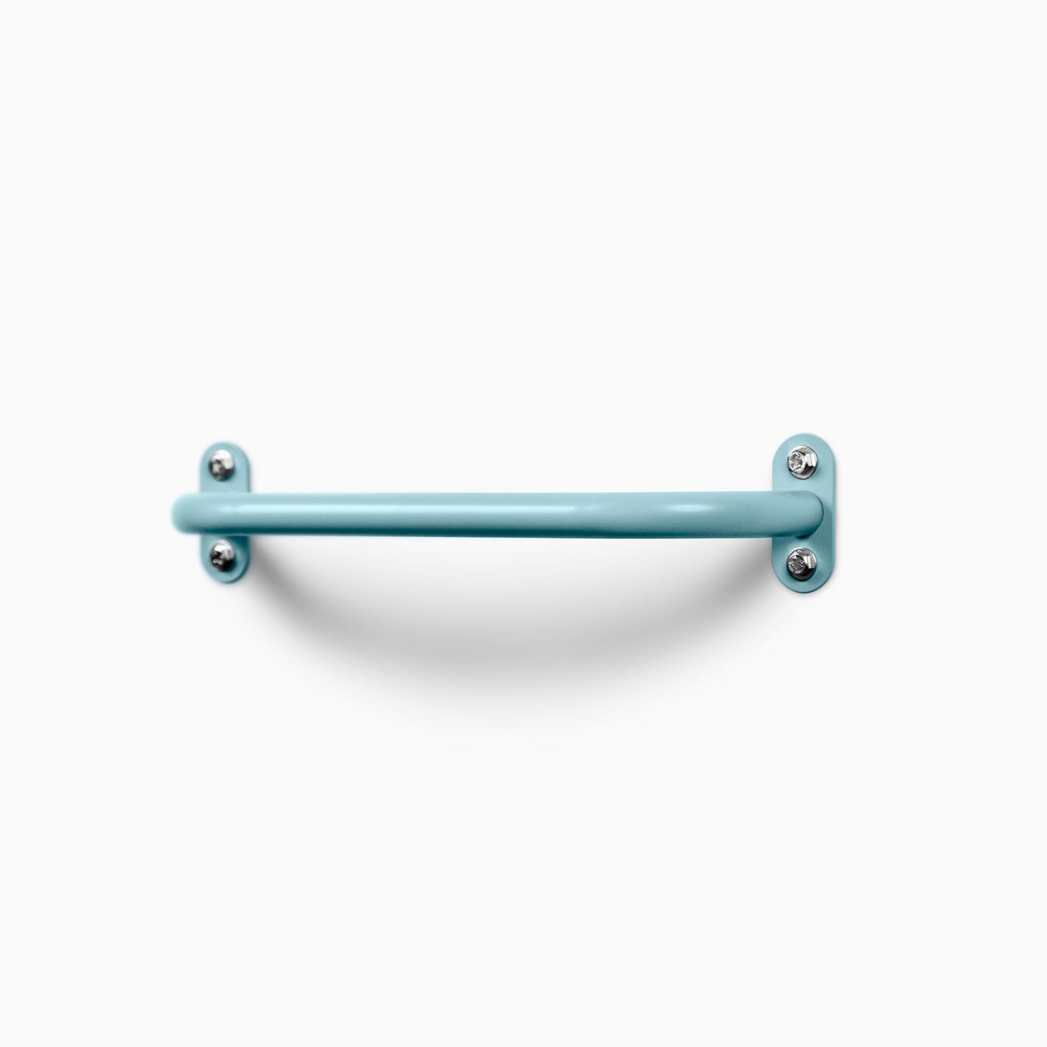 Randle 24" Monkey Bars + Wall Ladder - Bulk Clearance in light blue powder-coated steel wall-mounted bar