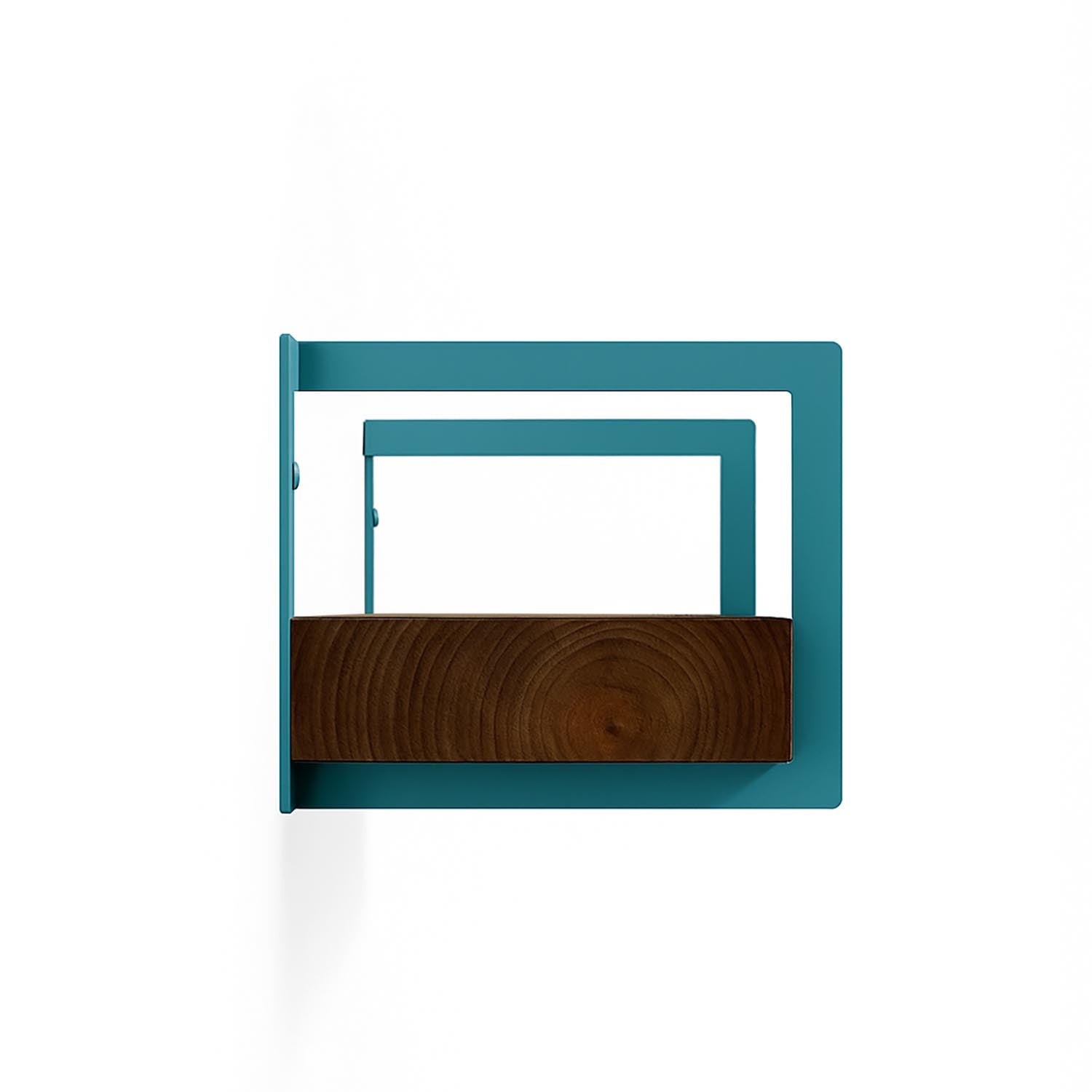 Shortie Walnut Wall Shelf