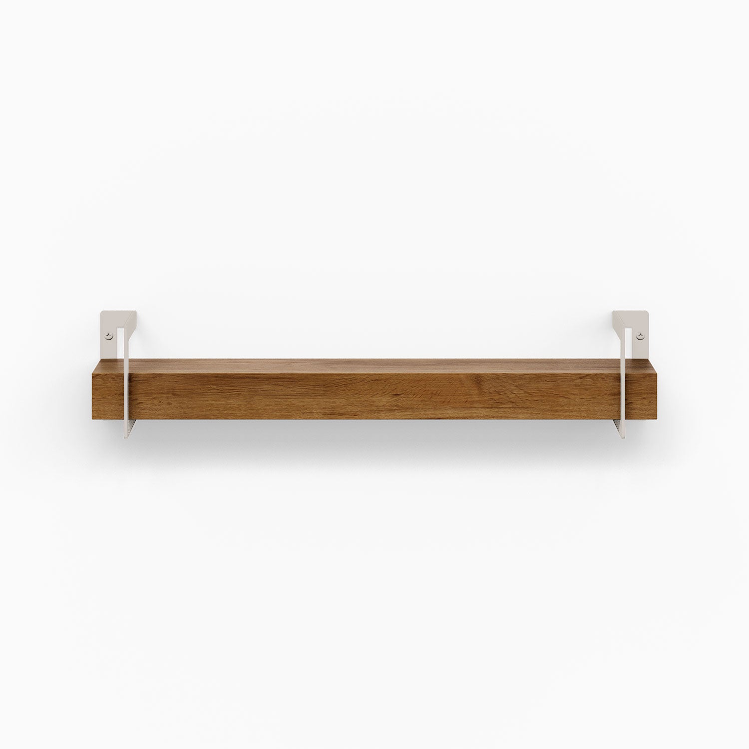 Shortie White Oak Wall Shelf