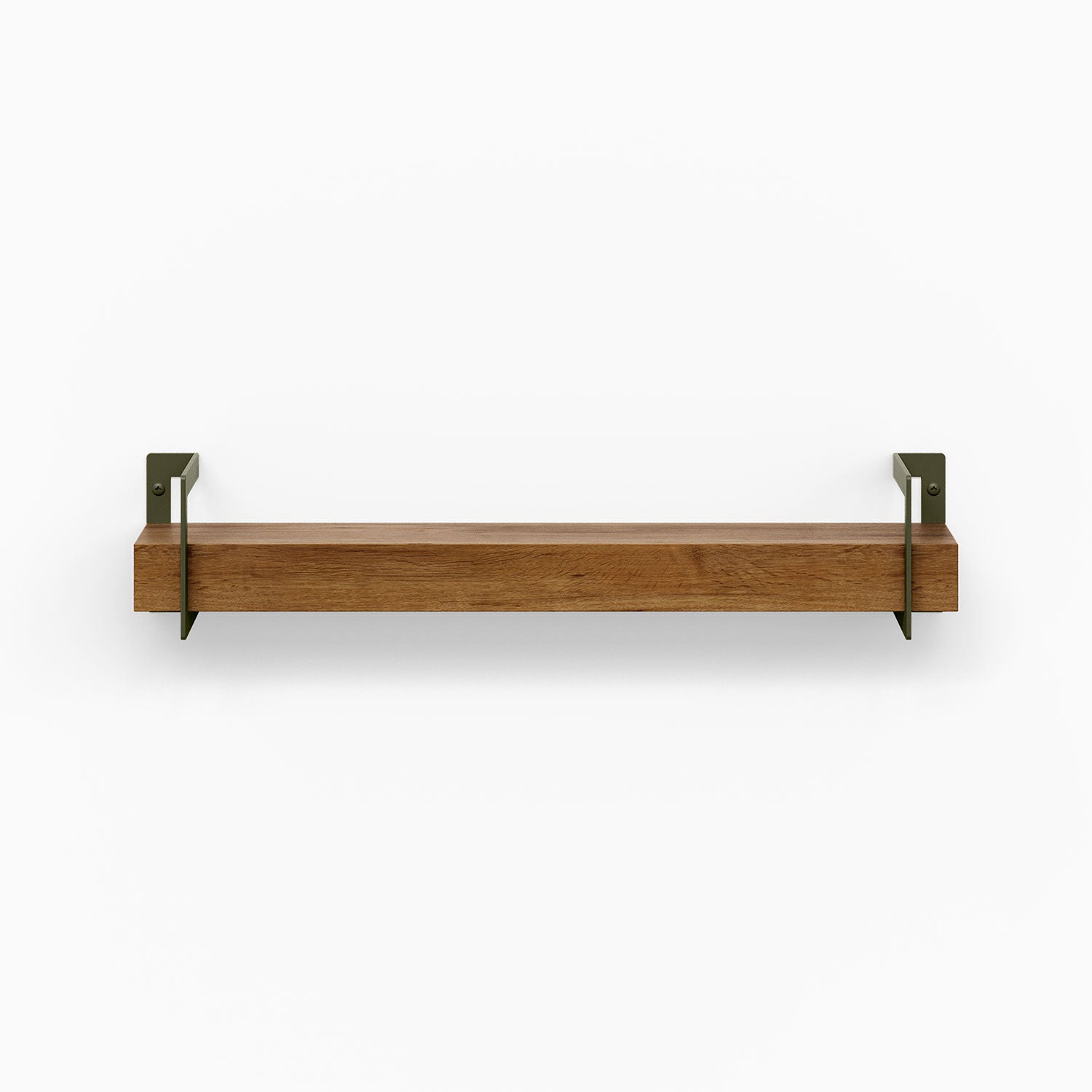Shortie White Oak Wall Shelf