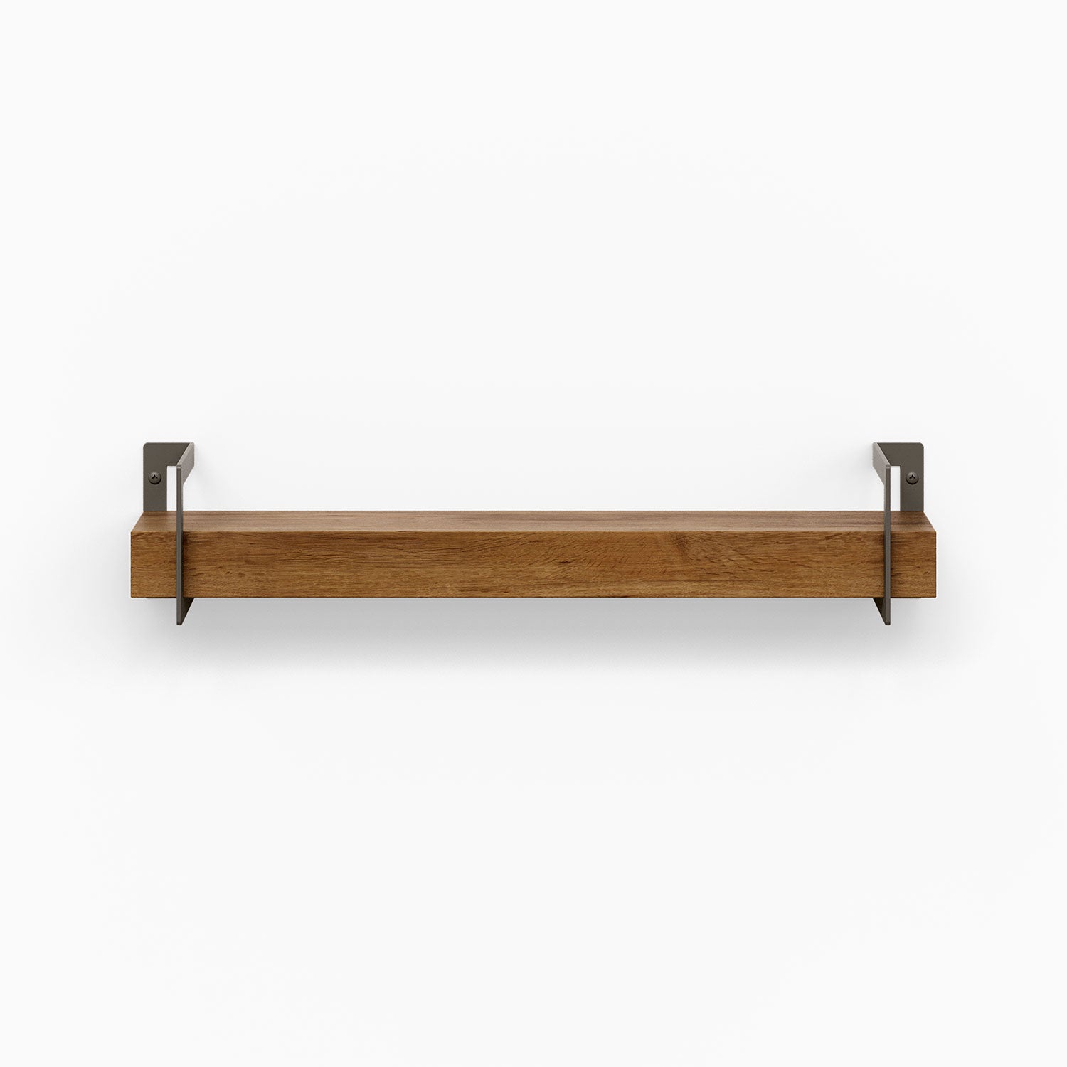 Shortie White Oak Wall Shelf