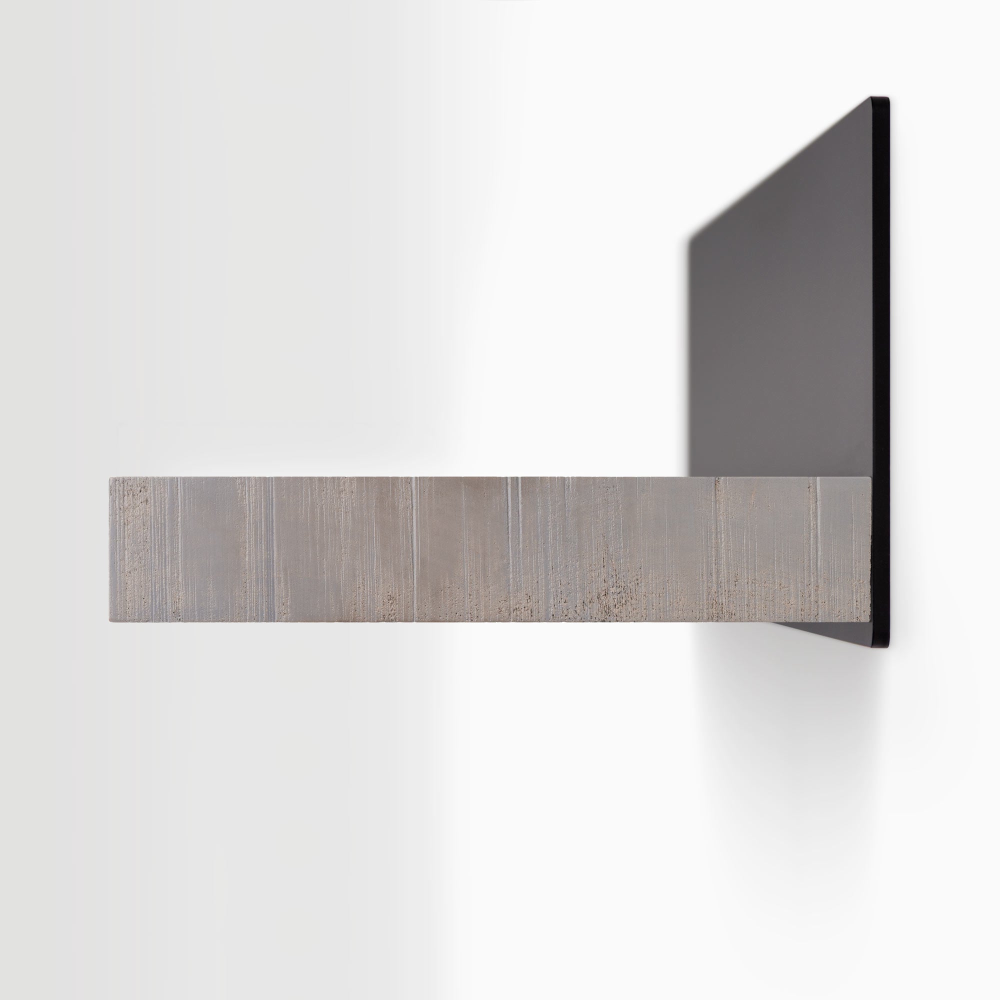 Skaksel Hatch Grey Rustic Floating Shelf